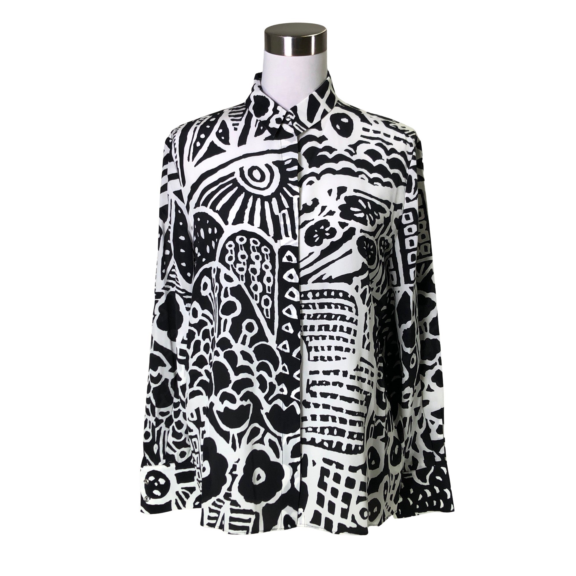 Women's Marimekko Blouse, size 38 (White) | Emmy