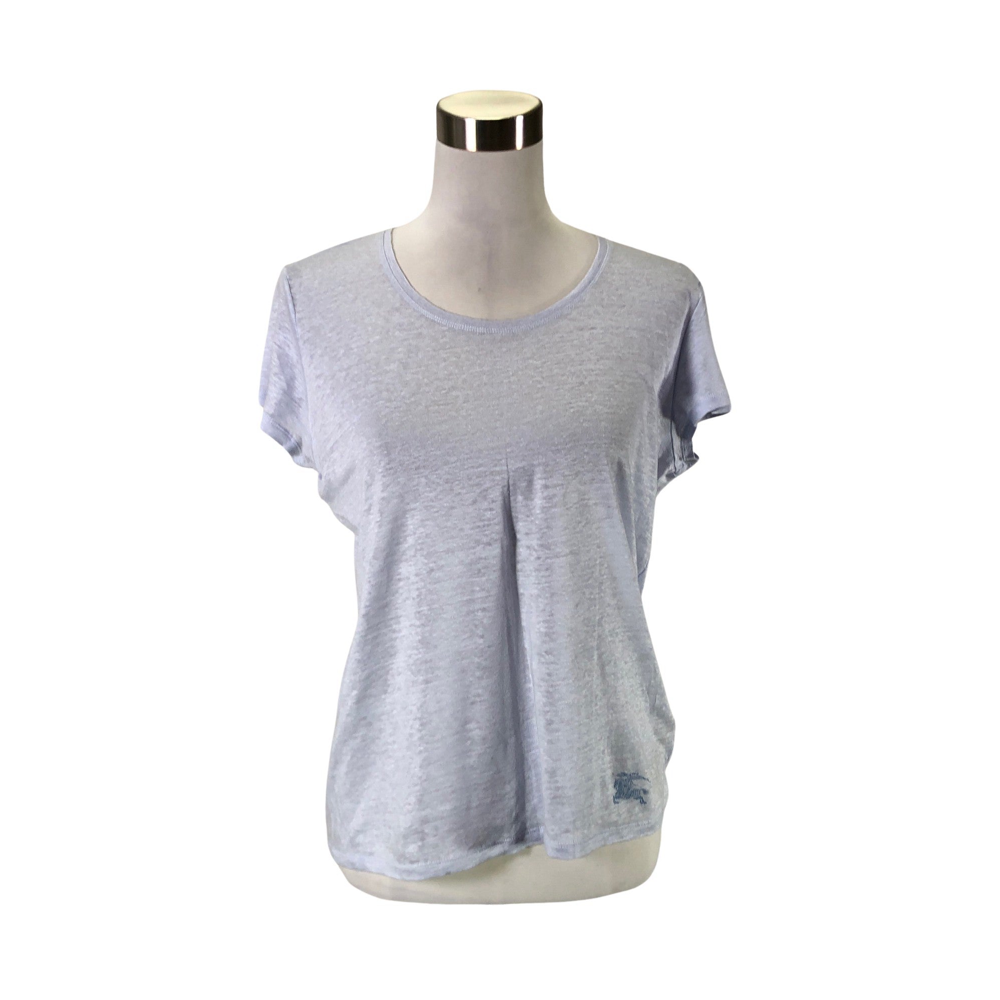 Women's Burberry T-shirt, size 38 (Light blue) | Emmy