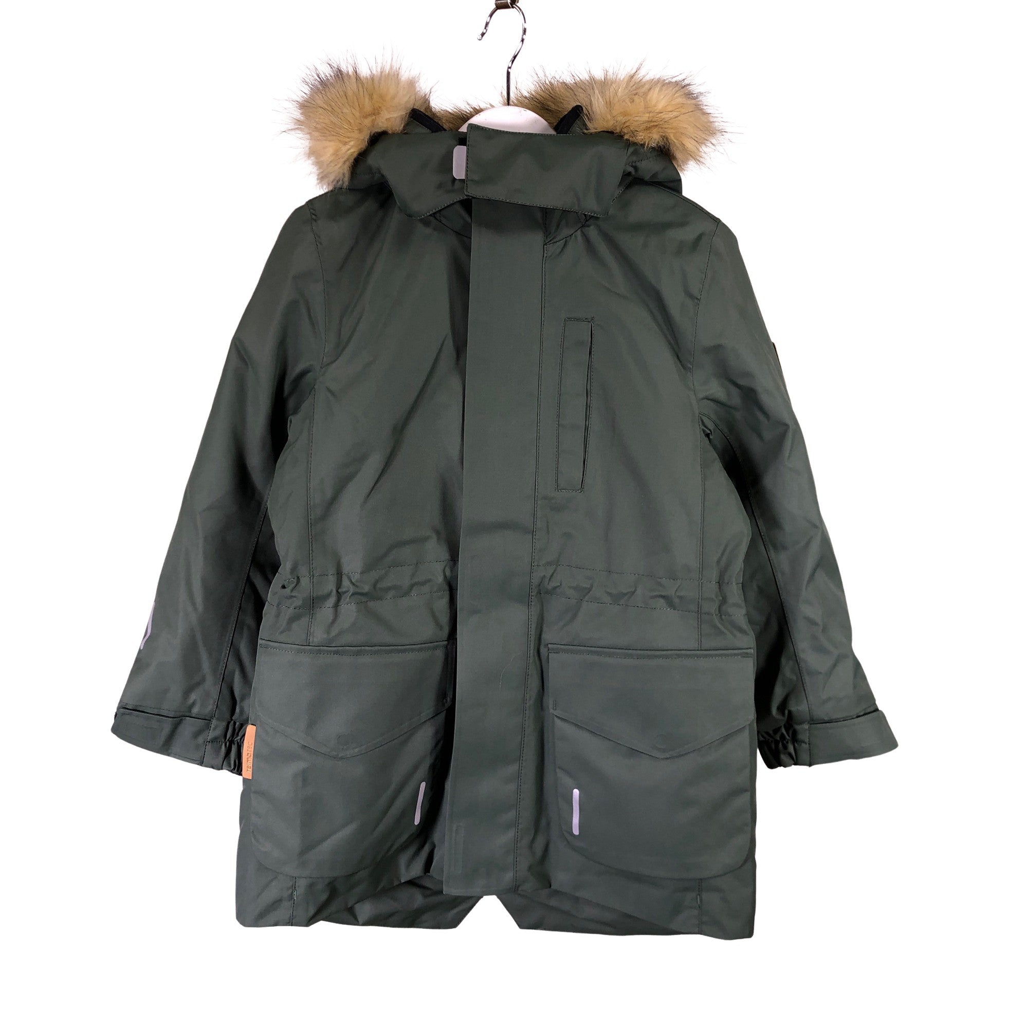 Unisex Reimatec Parka, size 122 - 128 (Green) | Emmy