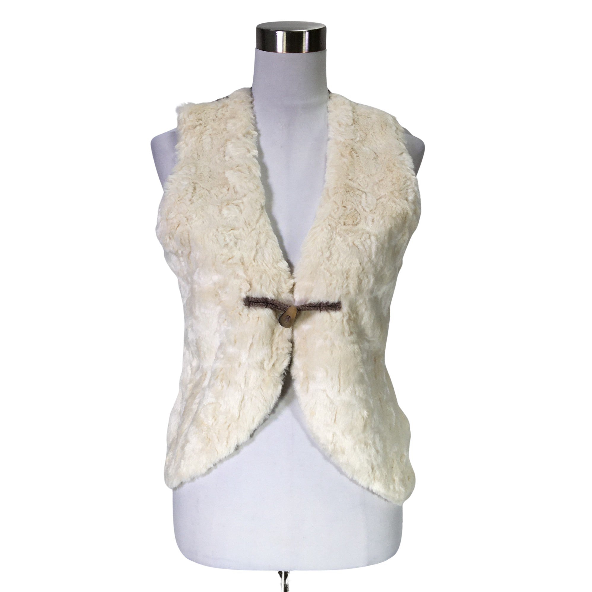 Women's Esprit Fur vest, size 38 (Naturaalne valge) | Emmy