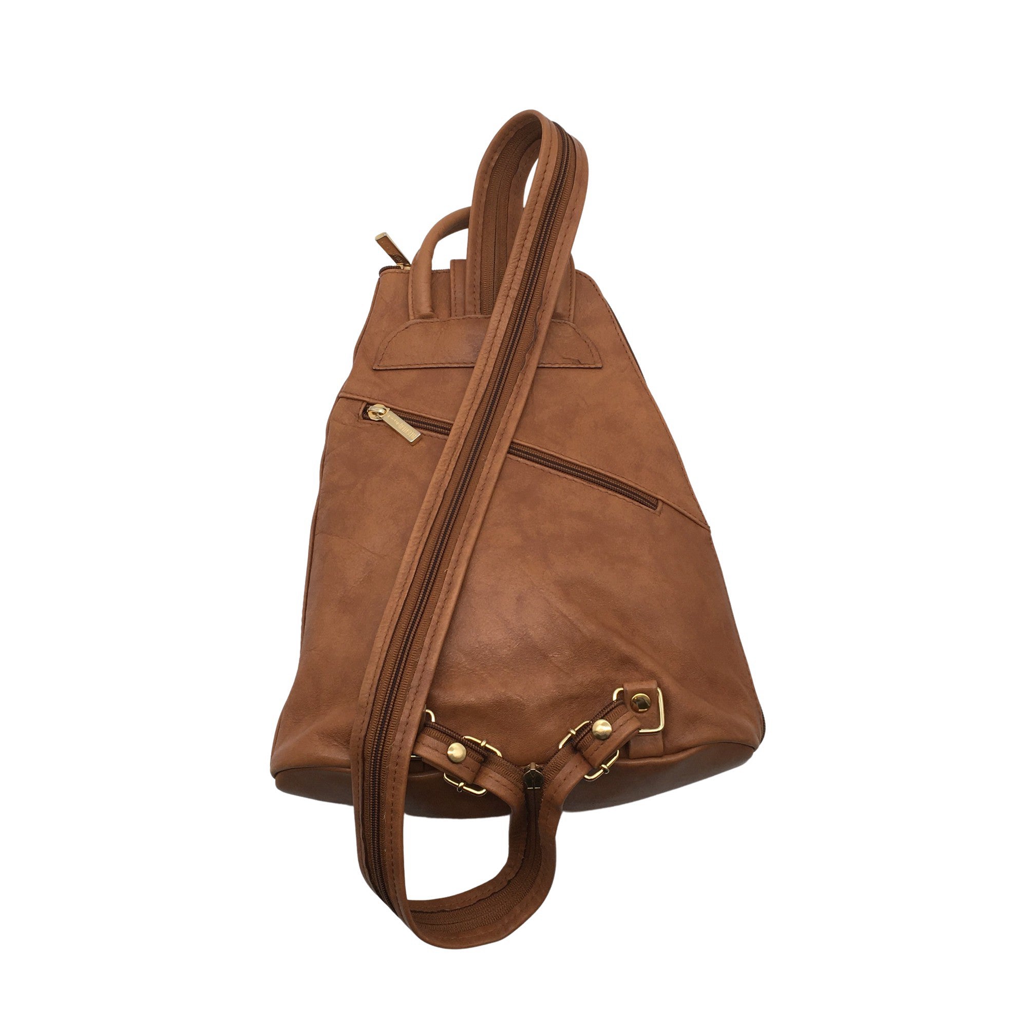 Valentino Di Paolo Leather Backpack Brown - Bunting Online Auctions