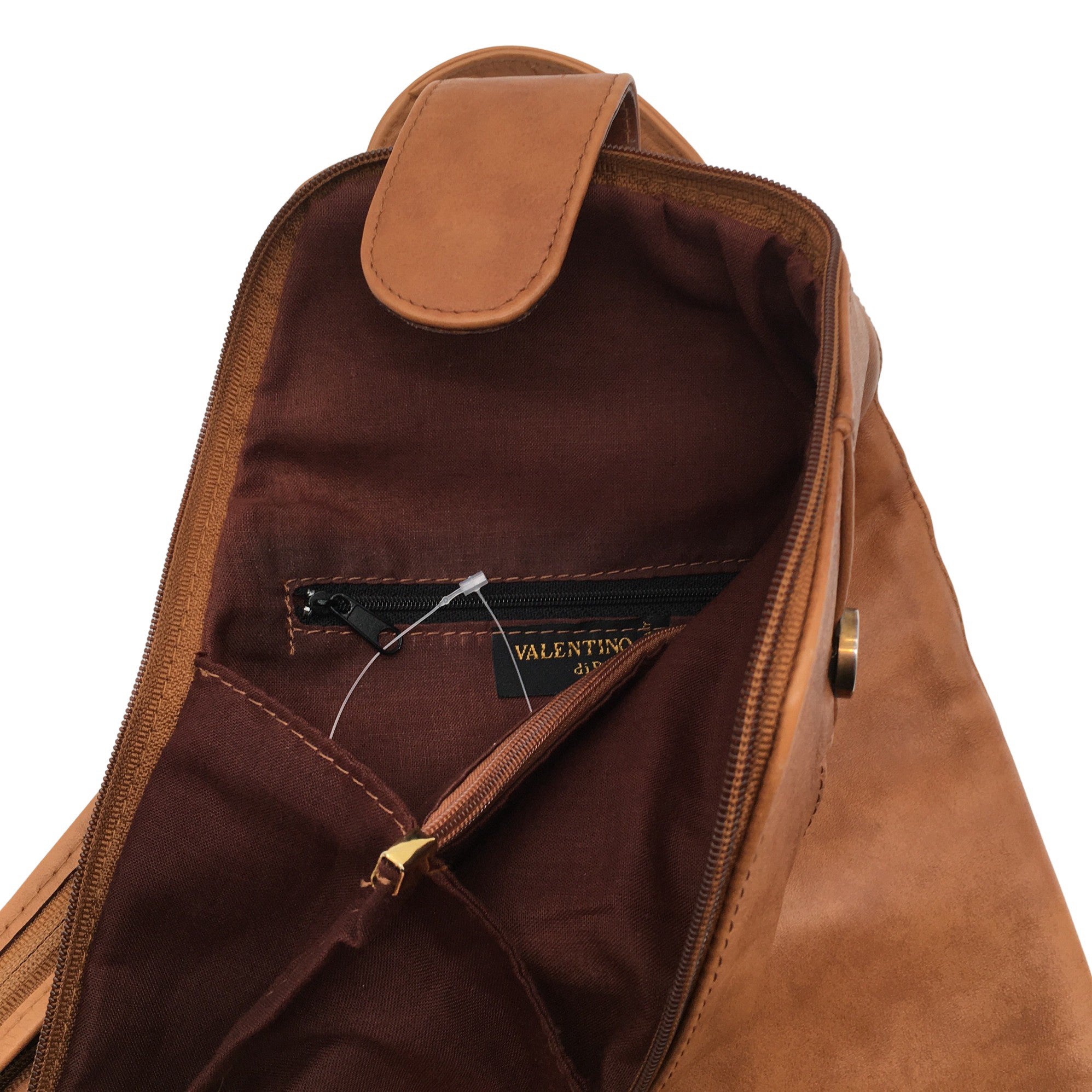 Women's Valentino Di Paolo Backpack, size Midi (Brown) | Emmy