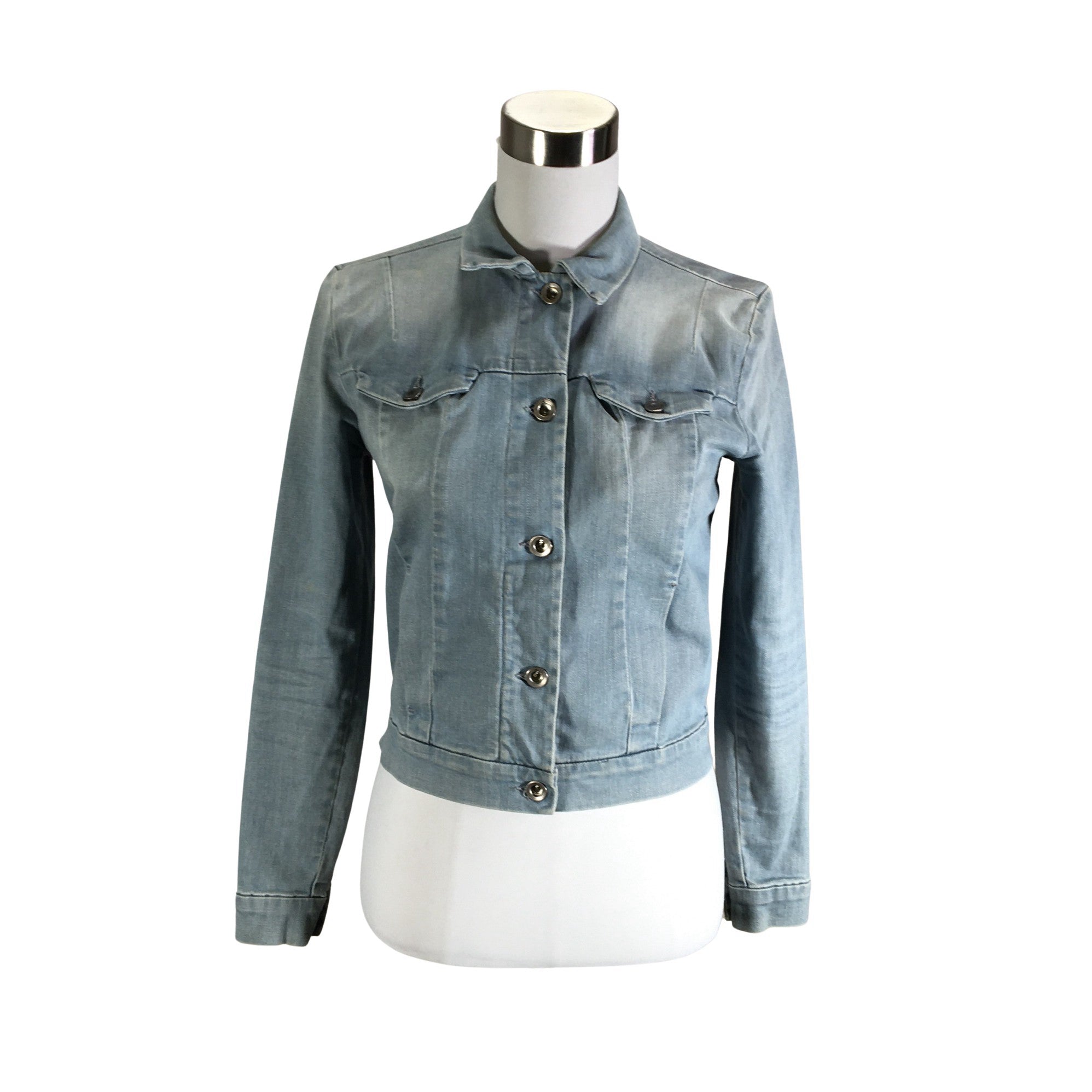 Women's Calvin Klein Denim jacket, size 34 (Light blue) | Emmy