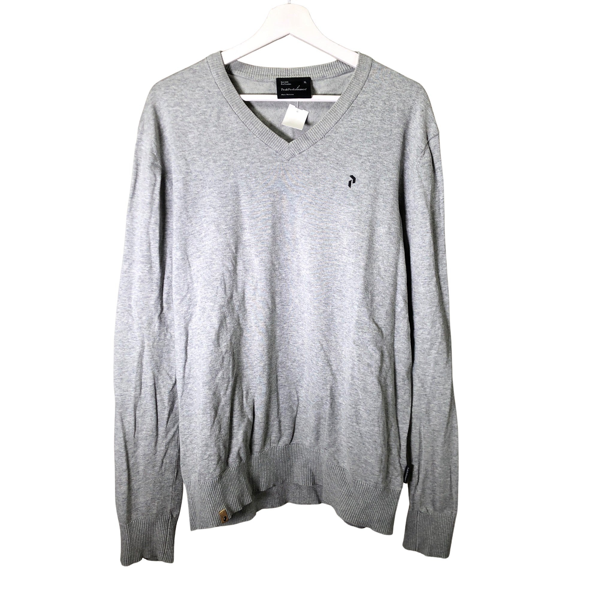 Men's Peak Performance Sweater, size XL (Grey) | Emmy