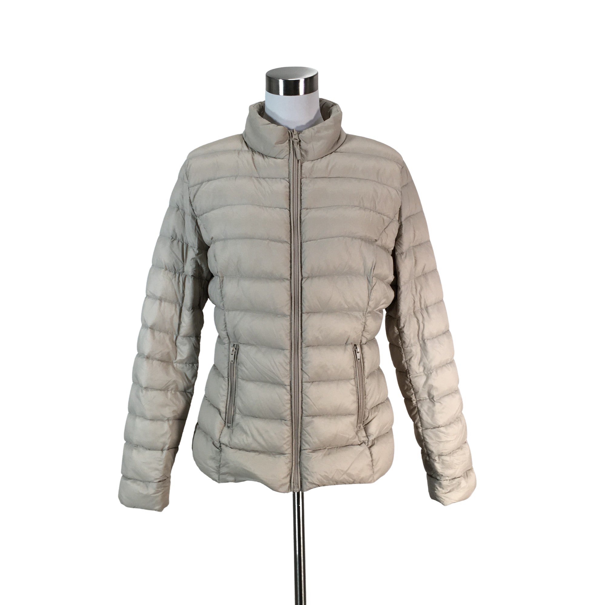 Women's Free Quent Light down jacket, size 40 (Beige) | Emmy