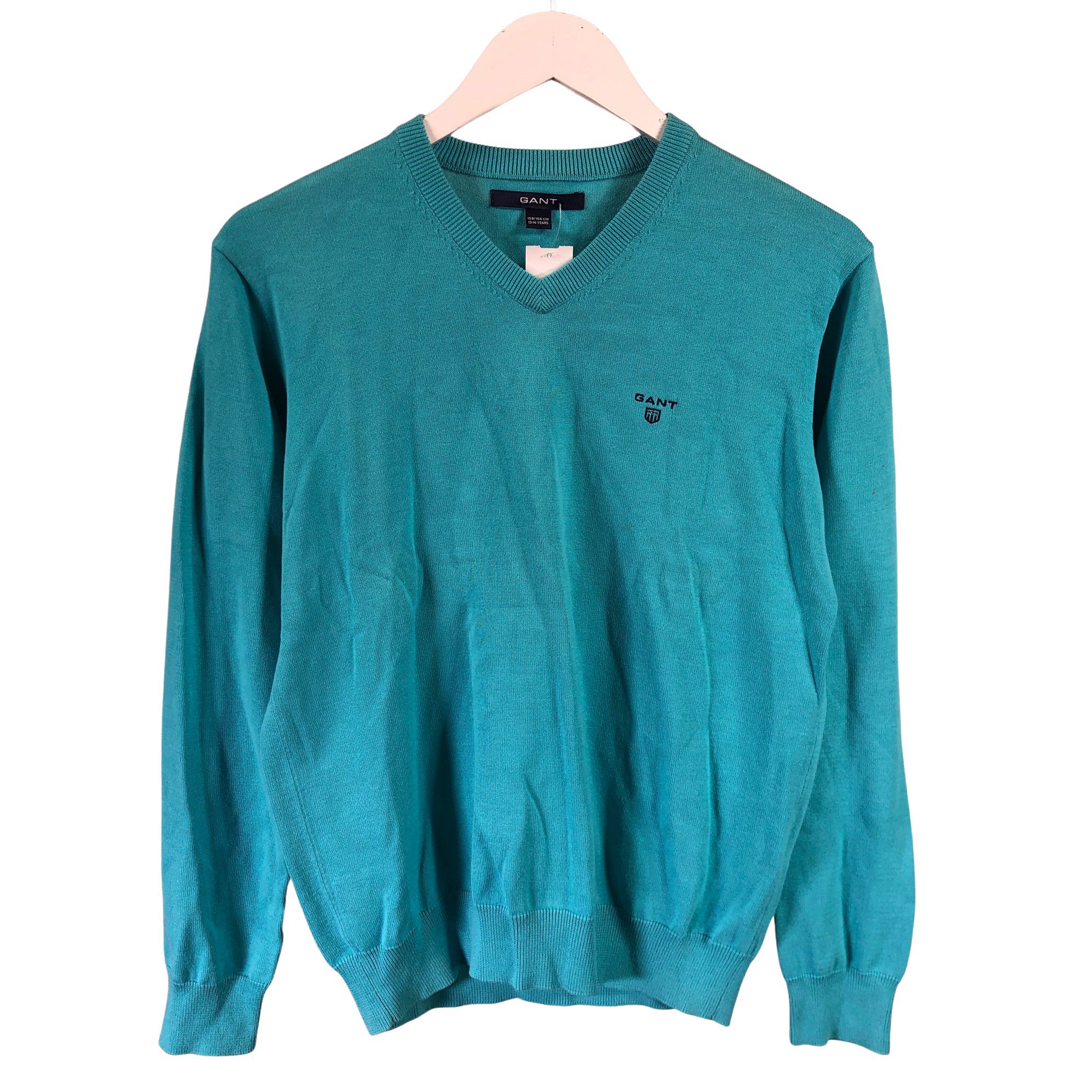 Unisex Gant Sweater, size 158 - 164 (Turquoise) | Emmy