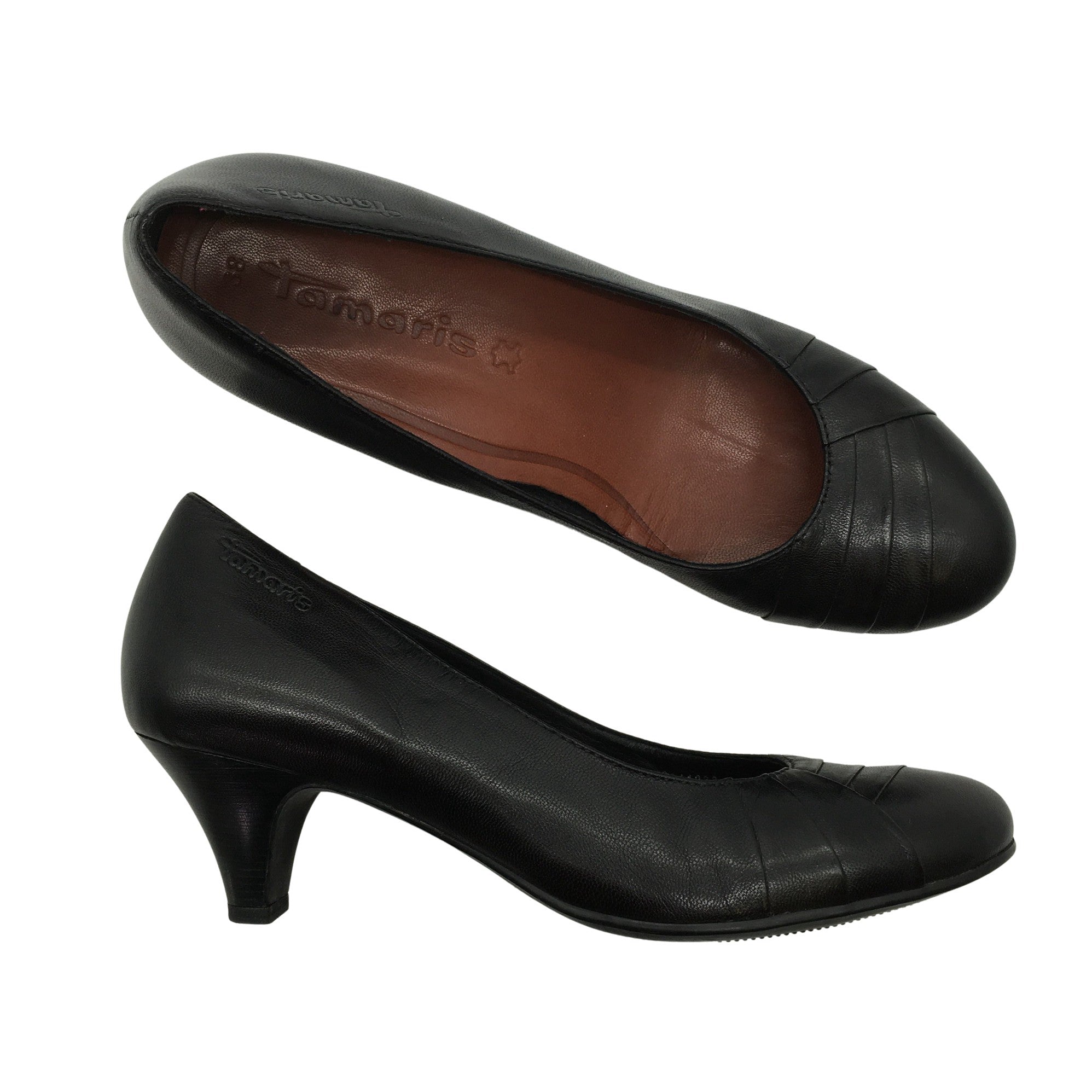 Women's Tamaris High heels, size 38 (Black) Emmy