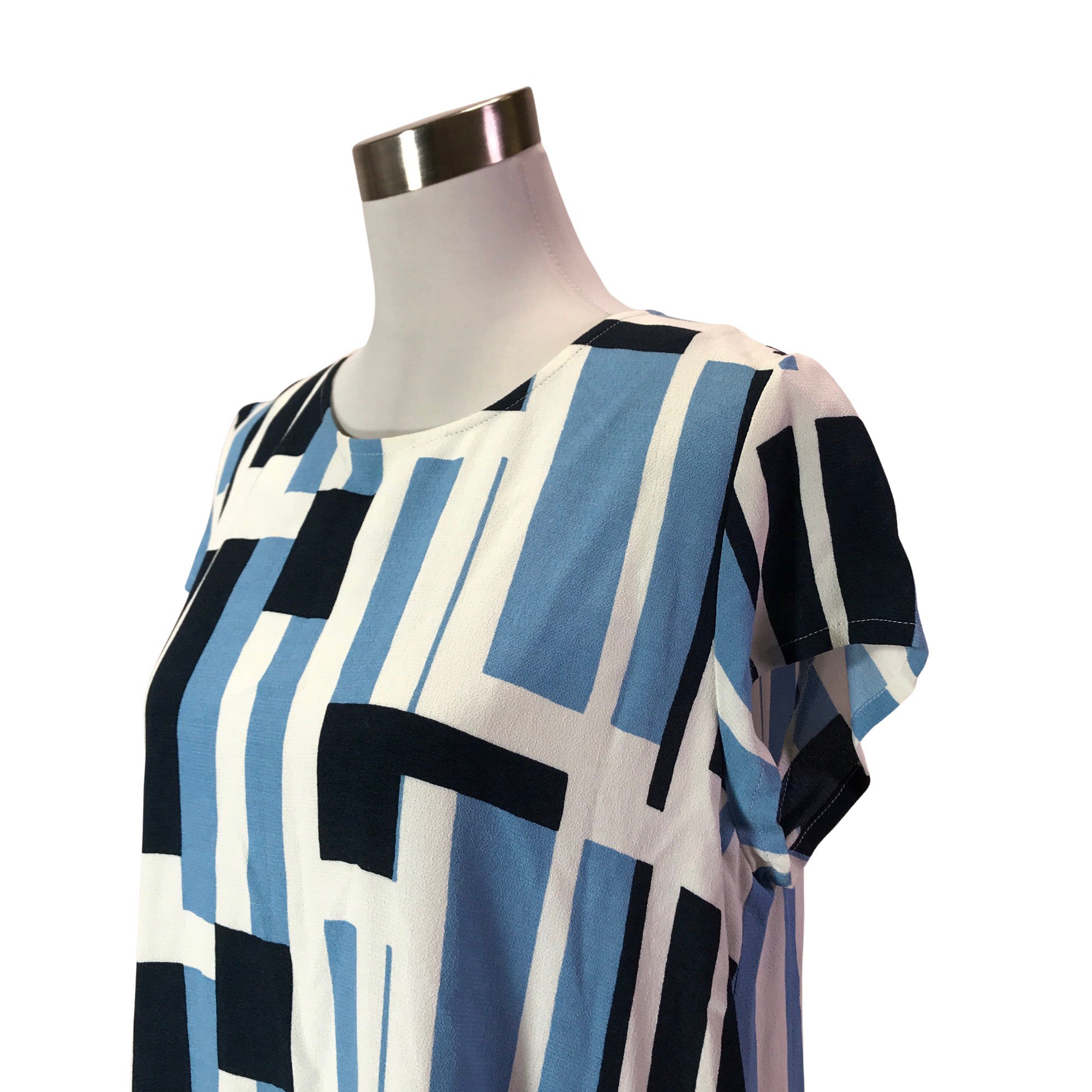 Women's Marimekko Schiffon dress, size 38 (Blue) | Emmy