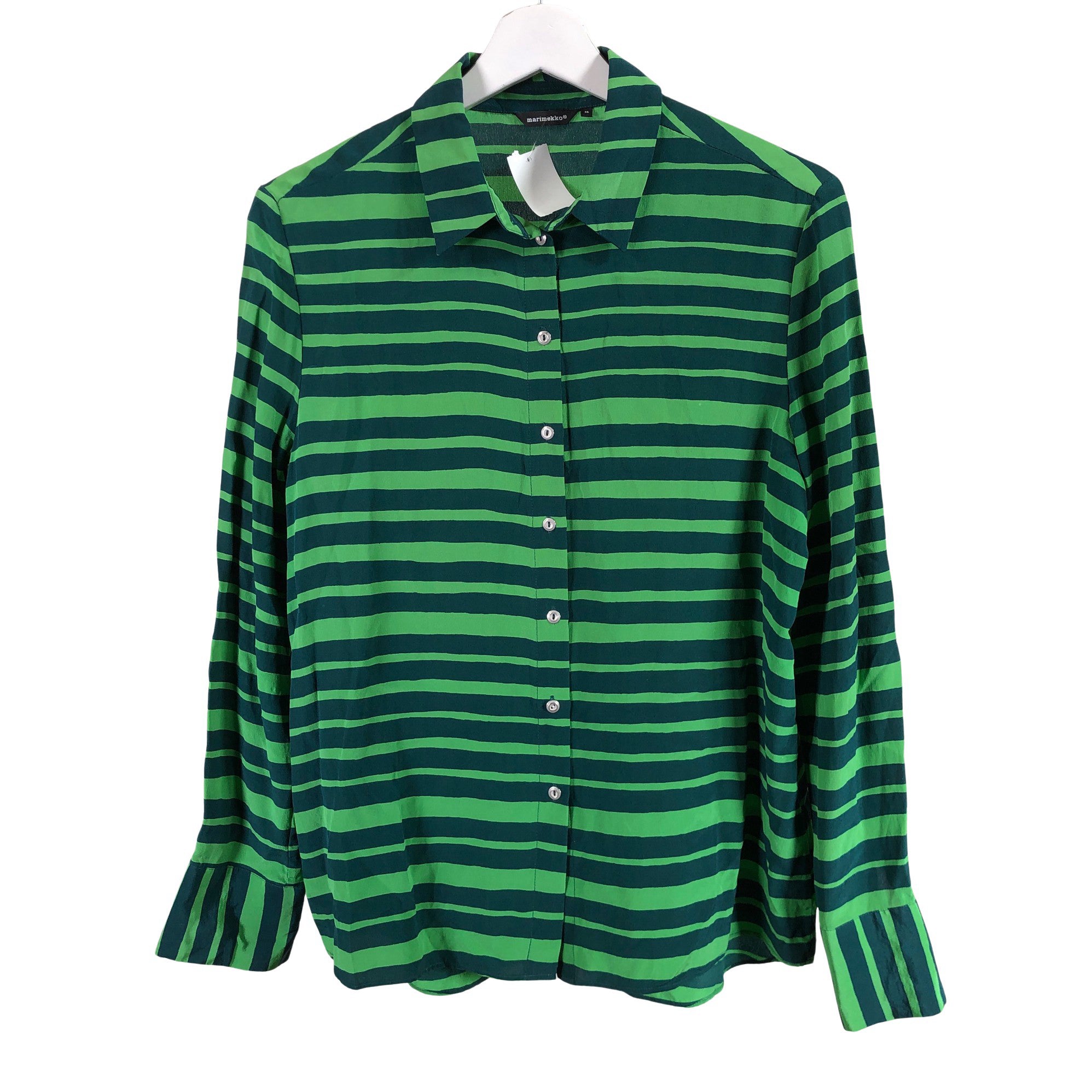 Women's Marimekko Blouse, size 36 (Green) | Emmy