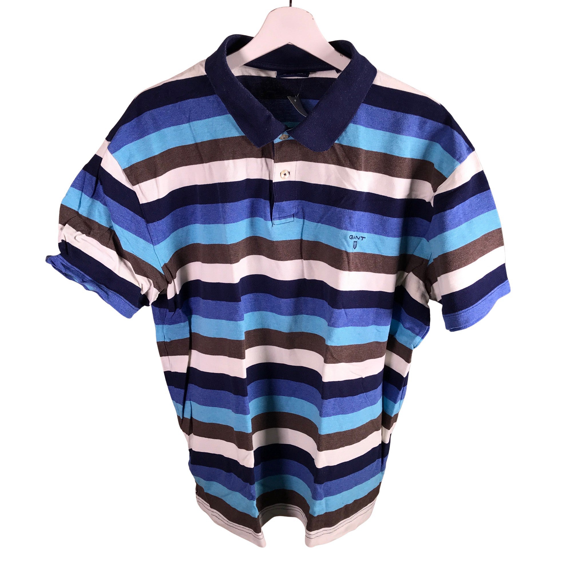Men's Gant Polo shirt, size XXL (Blue) Emmy