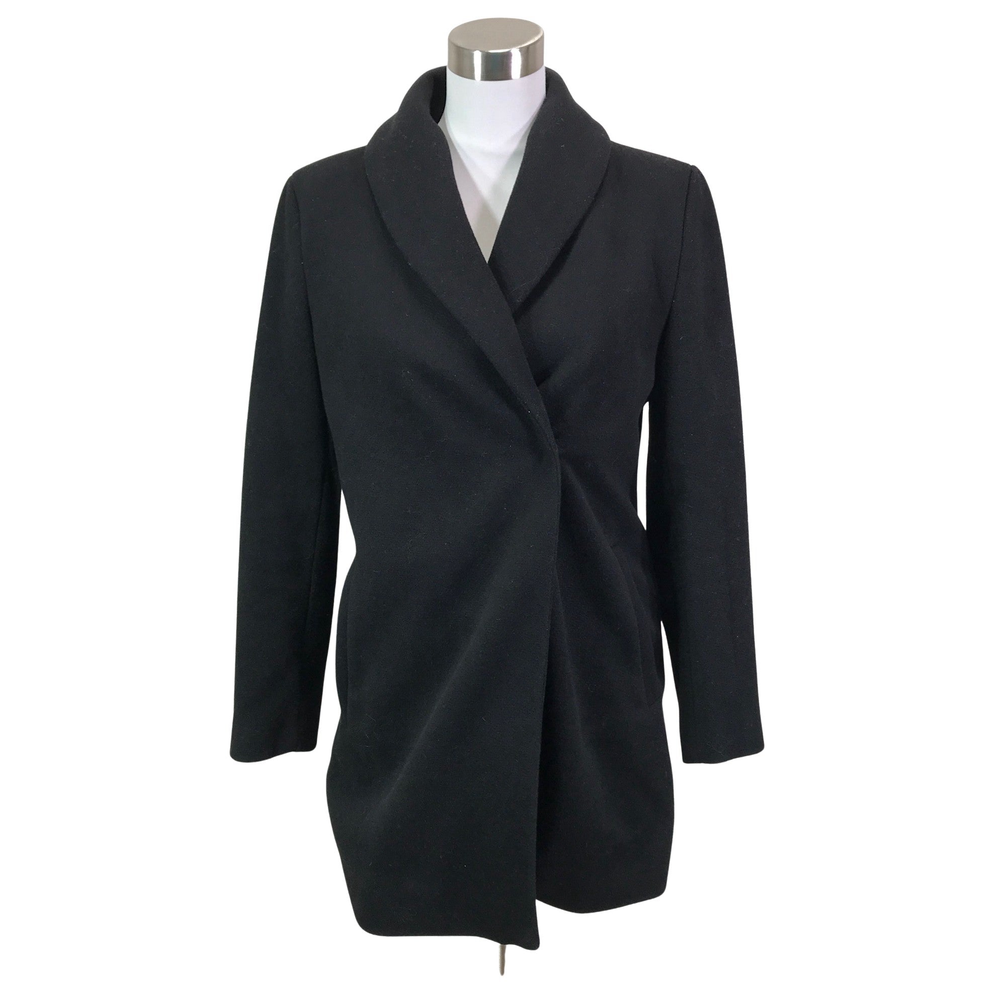 Women's Calvin Klein Wool coat, size 38 (Black) | Emmy