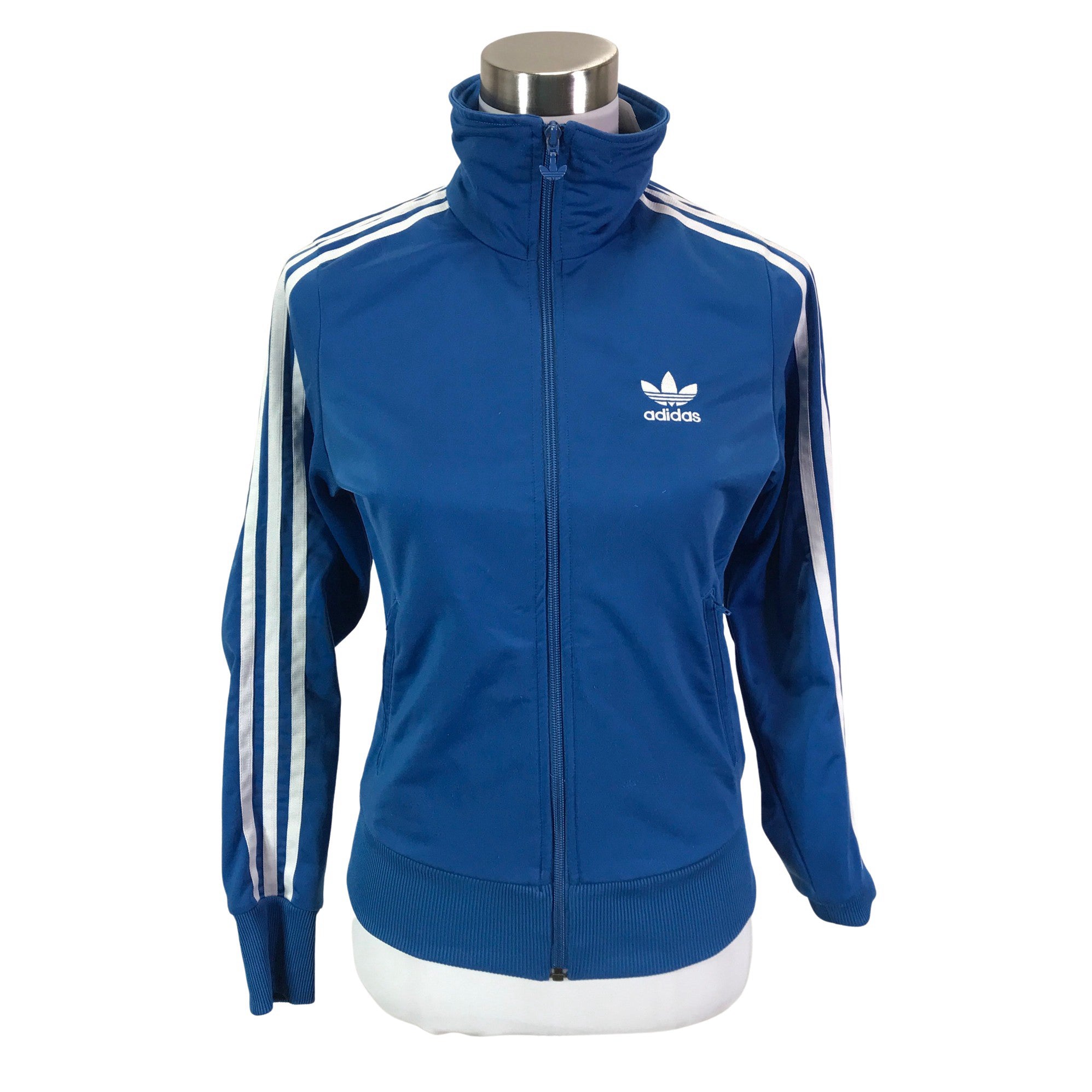 Women's Adidas Track jacket, 32 (Blue) |