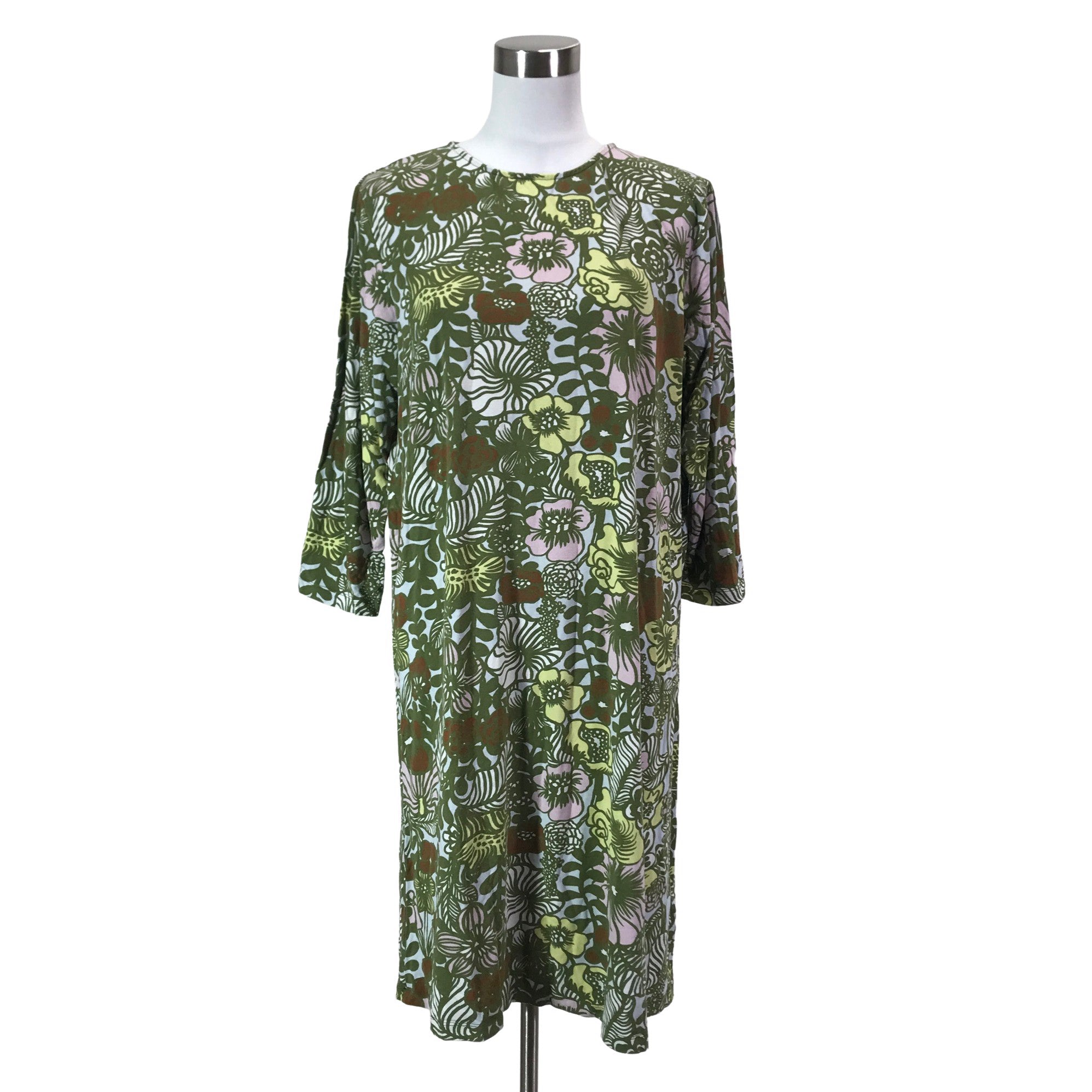 Women's Marimekko Tricot dress, size 40 (Green) | Emmy