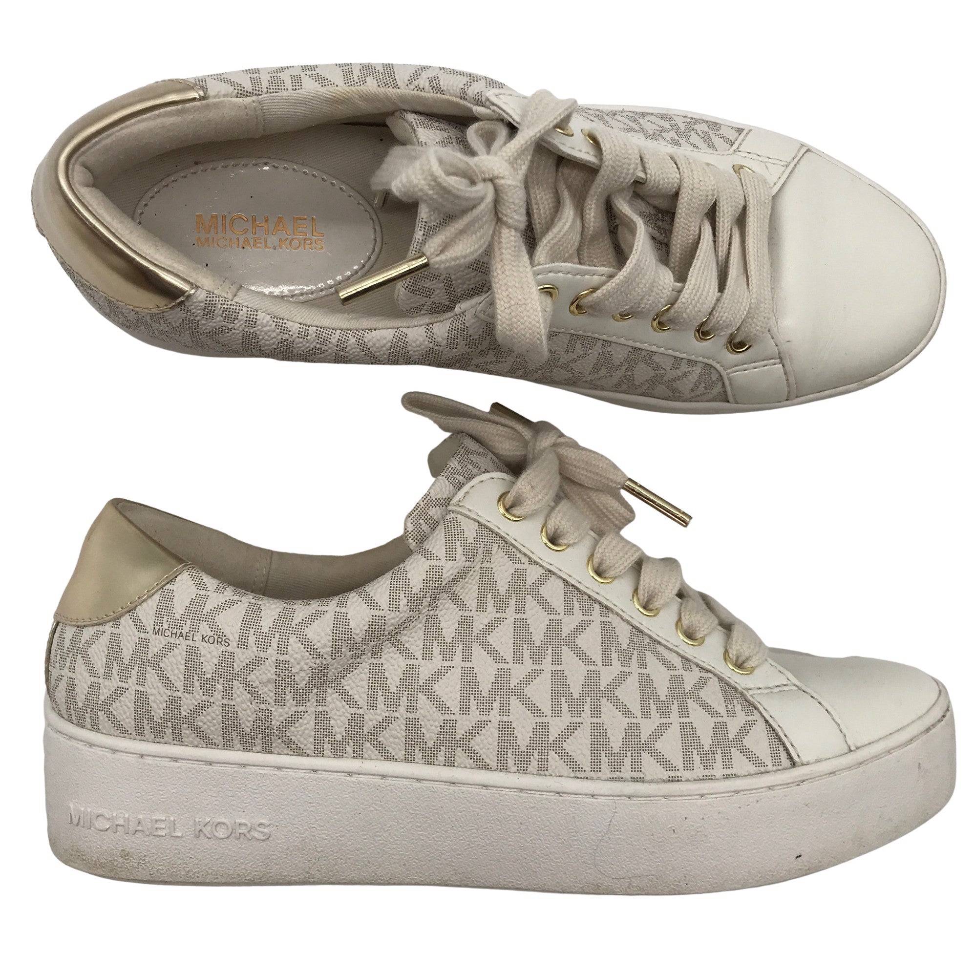 Women's Michael Kors Casual sneakers, size 38 (Beige) | Emmy