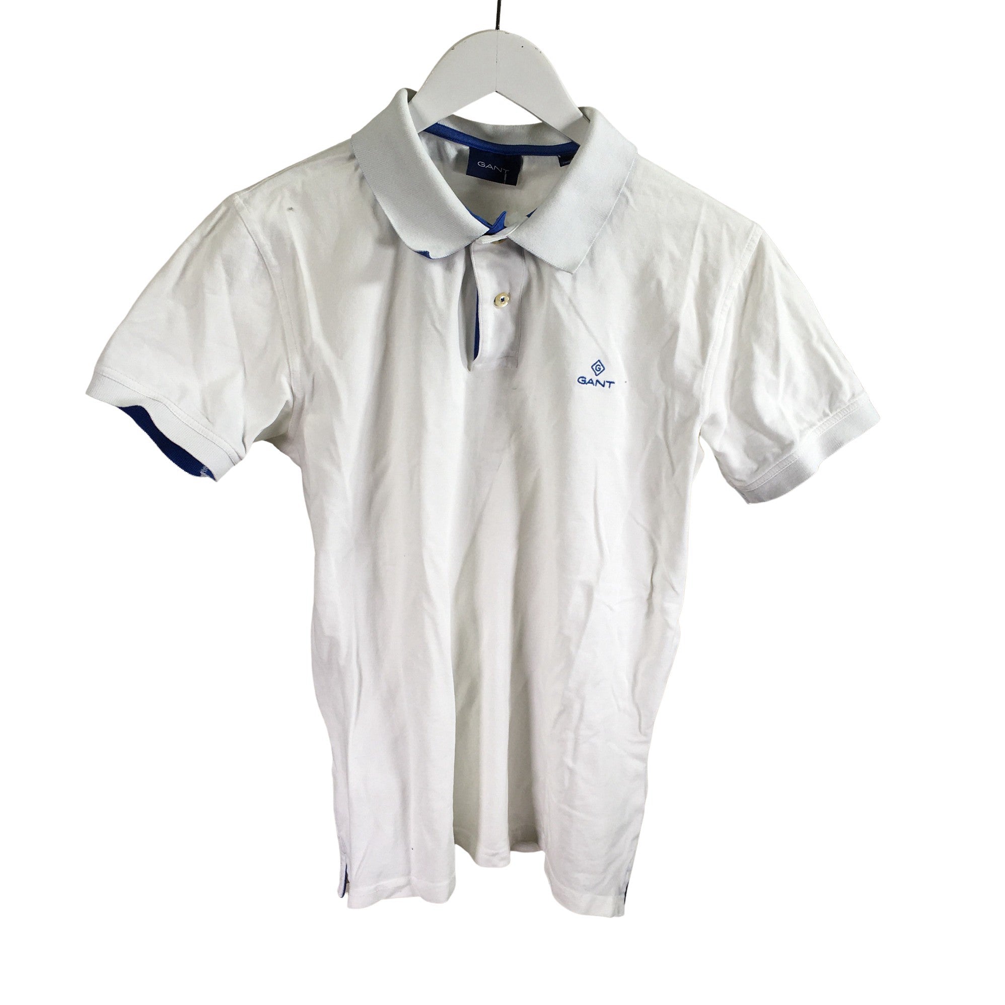 rammelaar Uitsteken krullen Men's Gant Polo shirt, size M (White) | Emmy