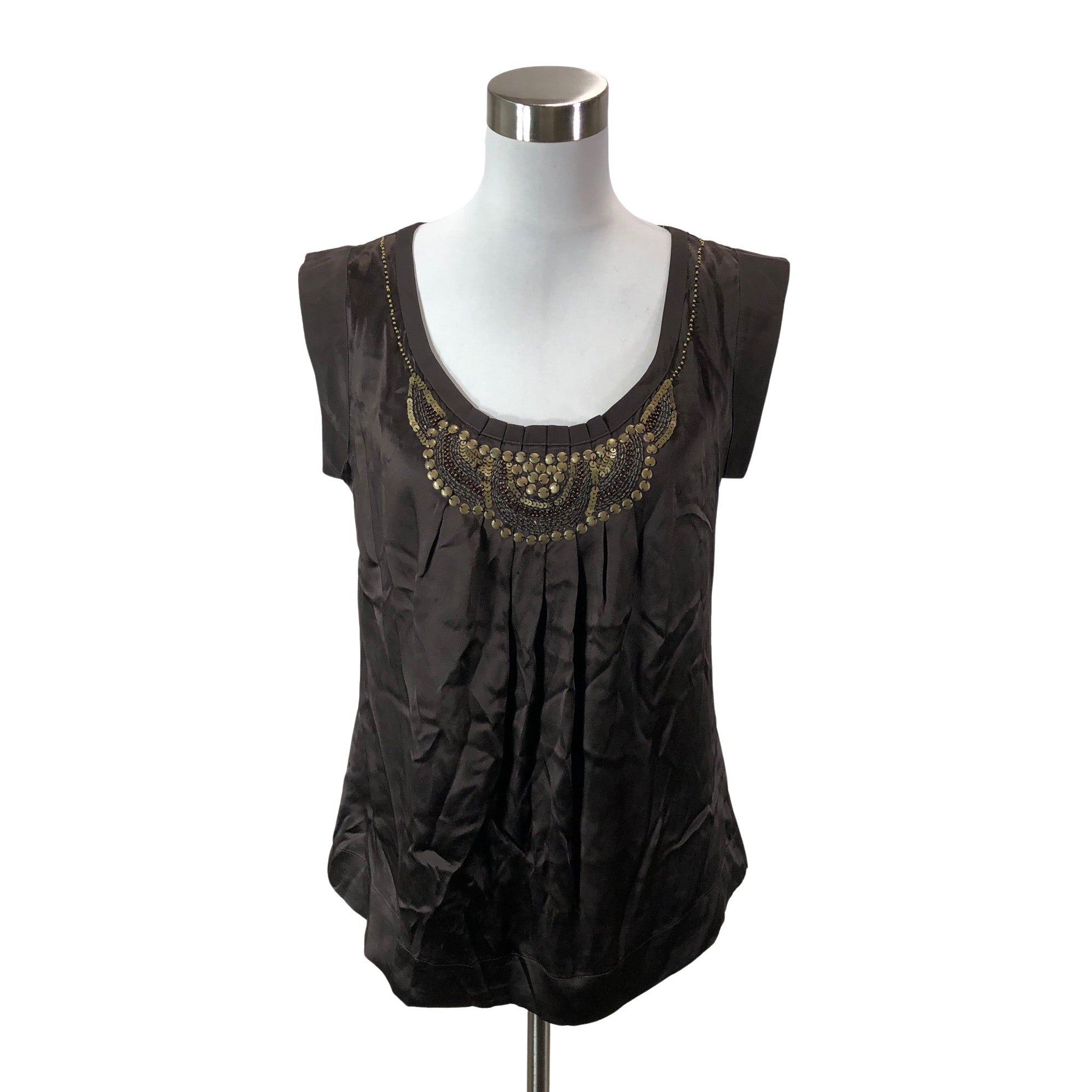 Women's Principles Top, size 40 (Brown) | Emmy