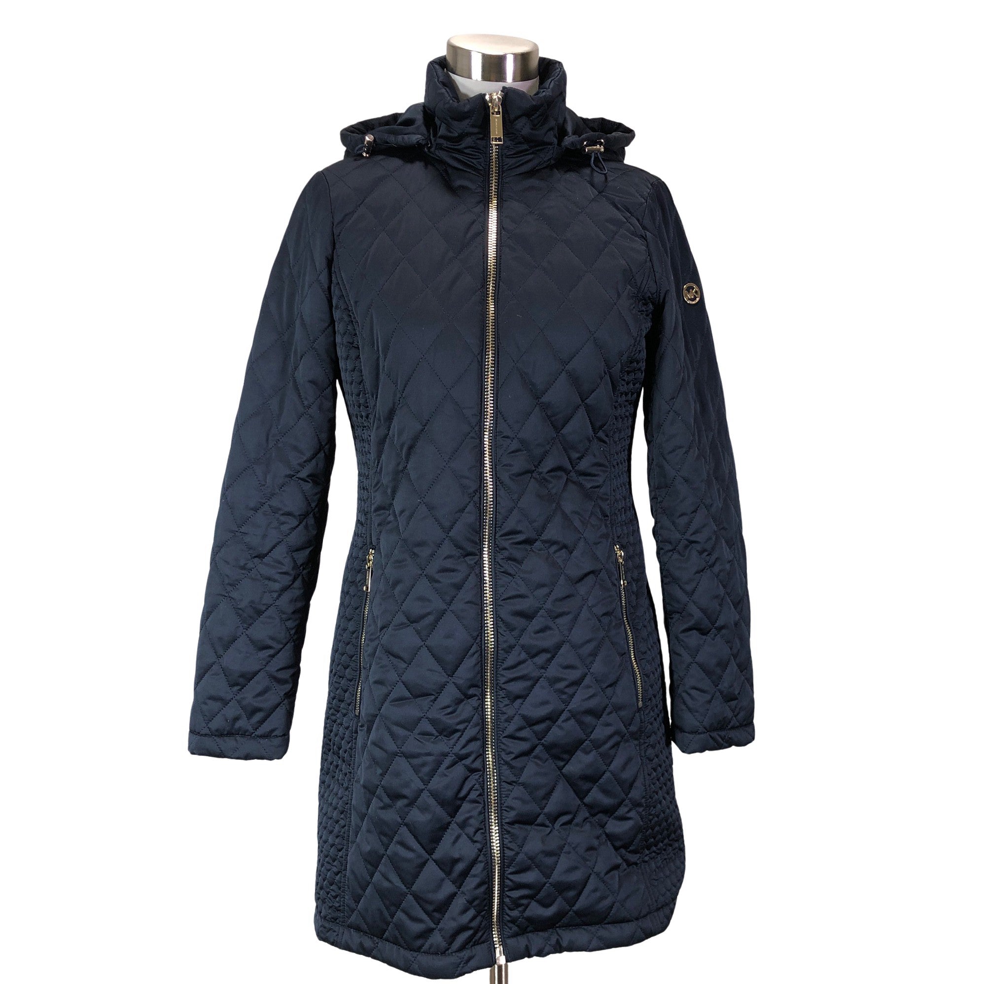 Women's Michael Kors Quilted jacket, size 36 (Blue) | Emmy