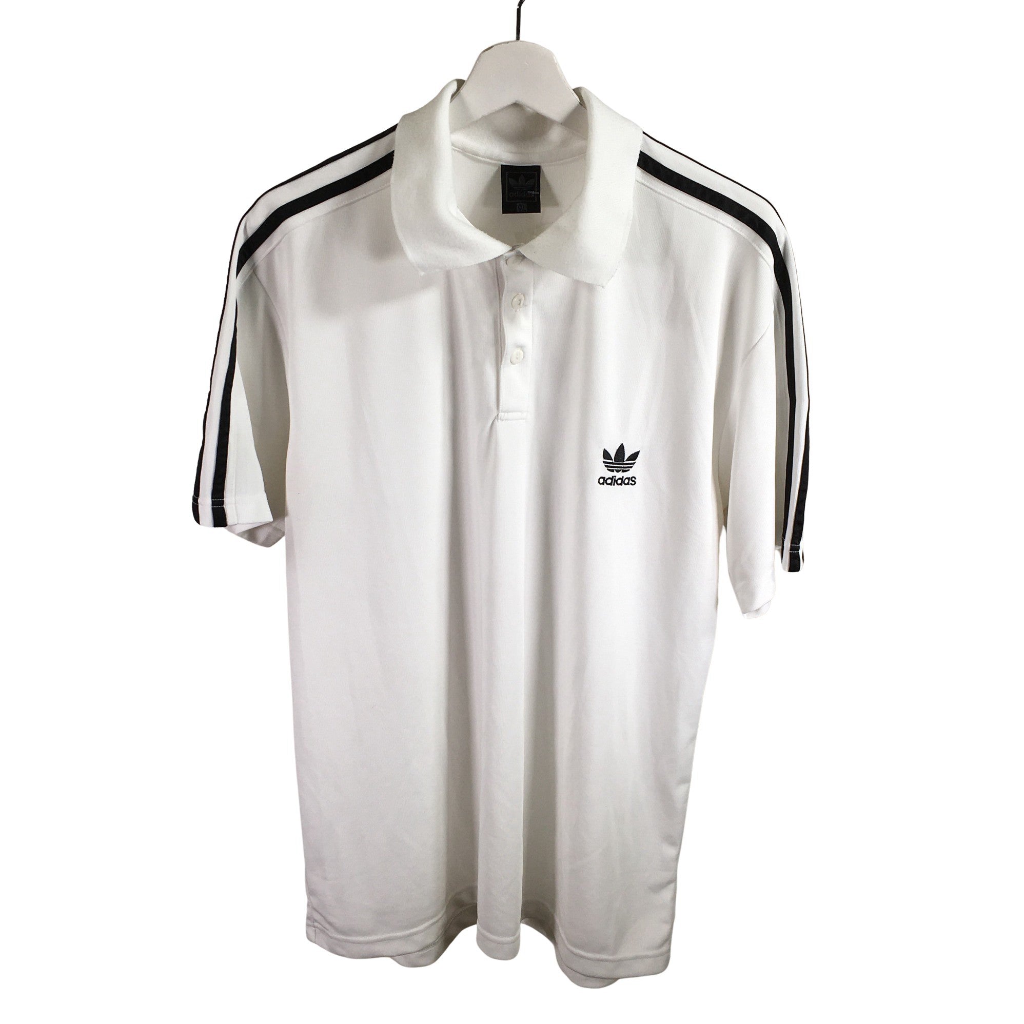 indre program Virus Men's Adidas Polo shirt, size XXL (White) | Emmy
