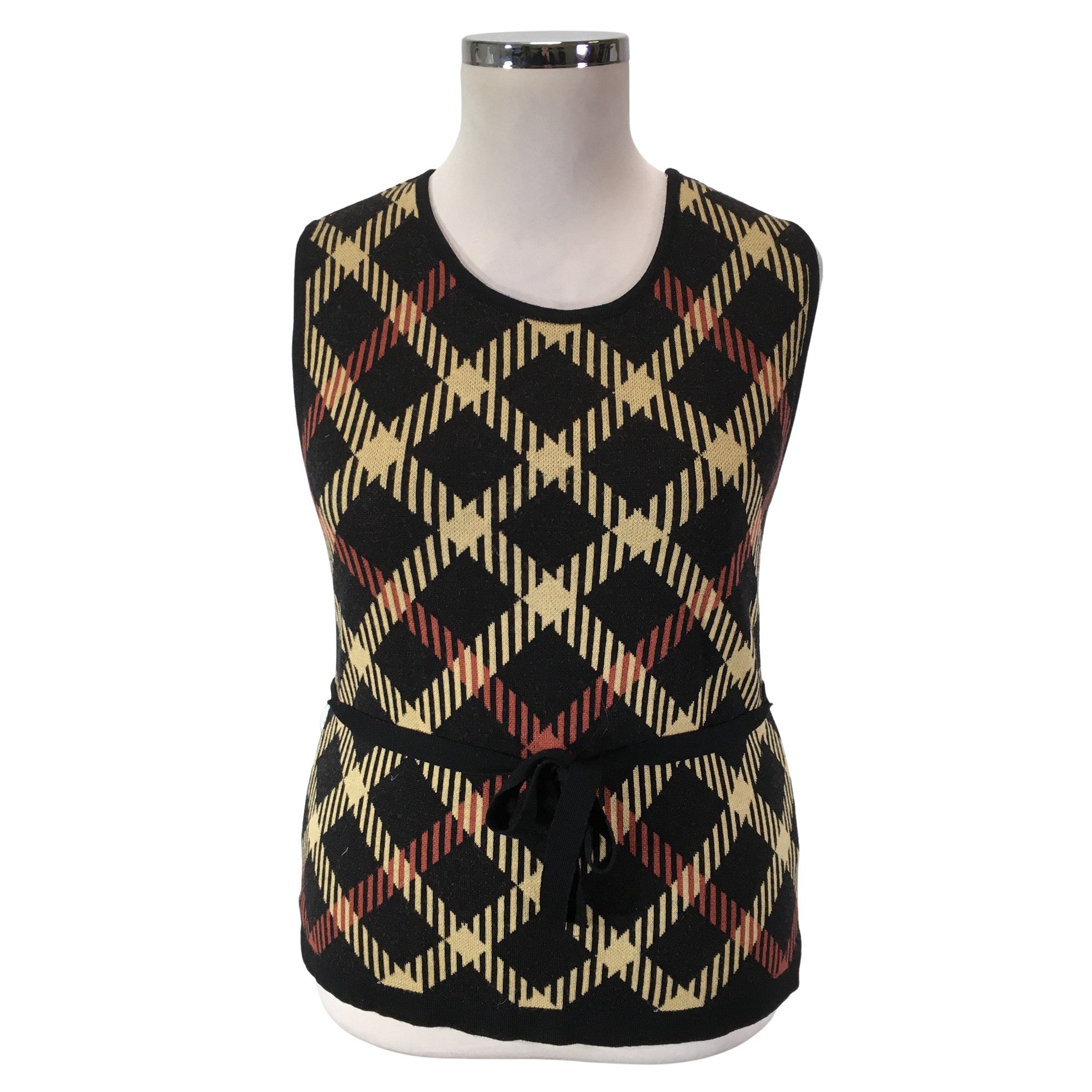 Women's Daks London Knit vest, size 42 (Black) | Emmy