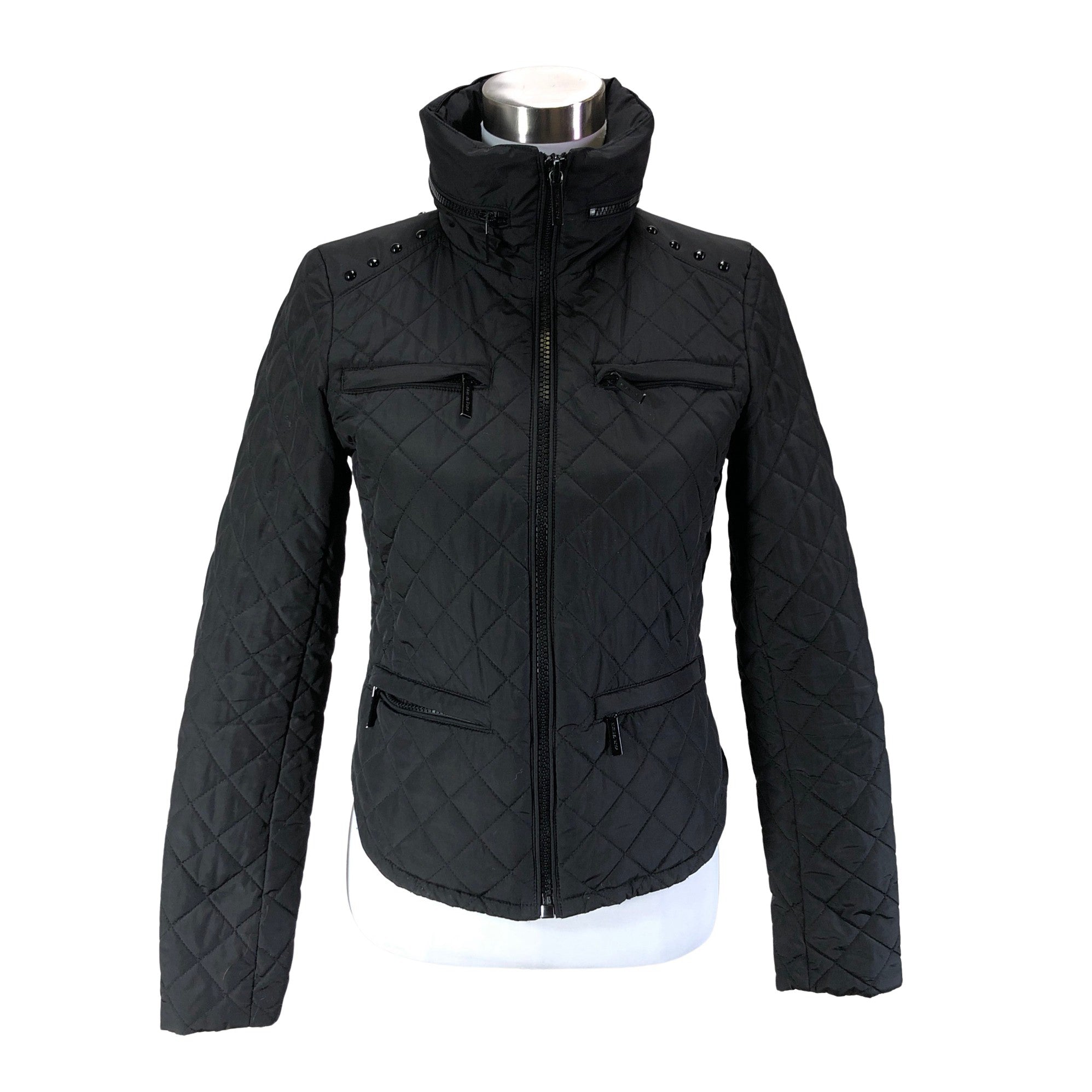 Women's Michael Kors Quilted jacket, size 36 (Black) | Emmy