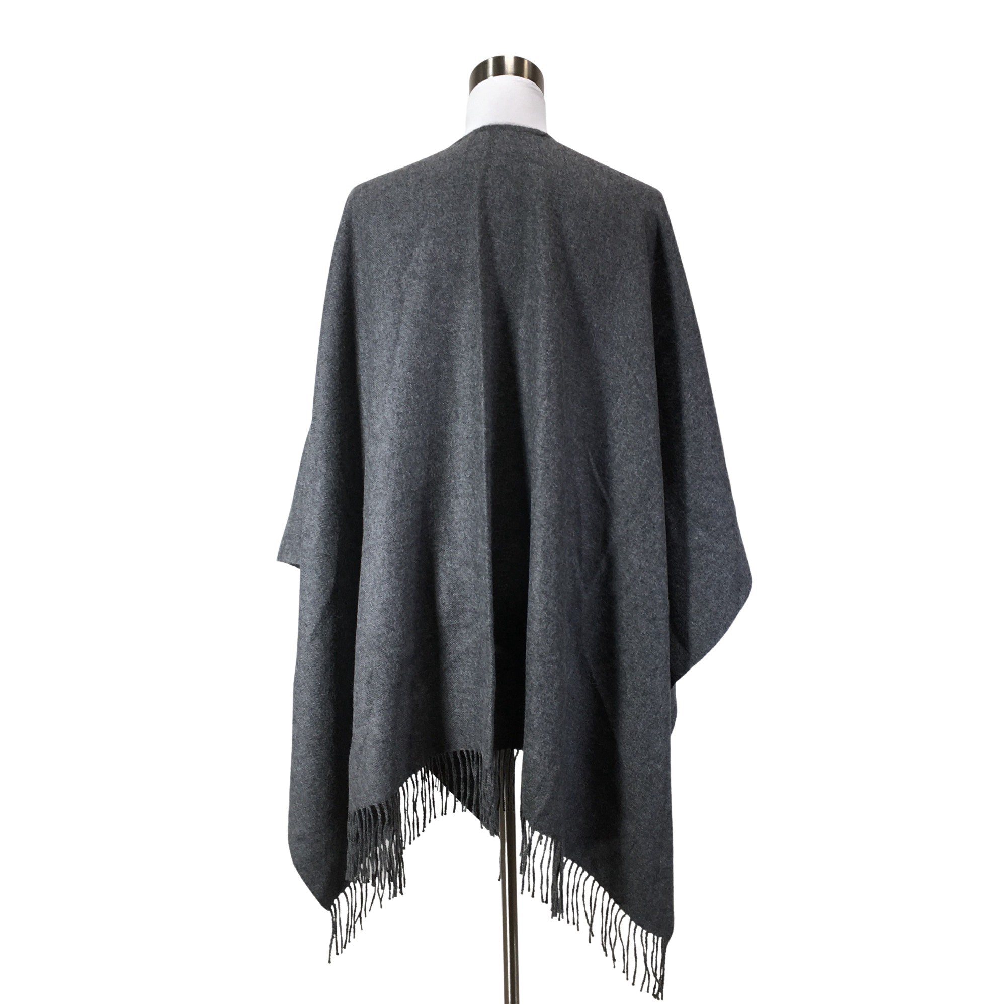 Women's Balmuir Poncho, size 40 (Grey) | Emmy