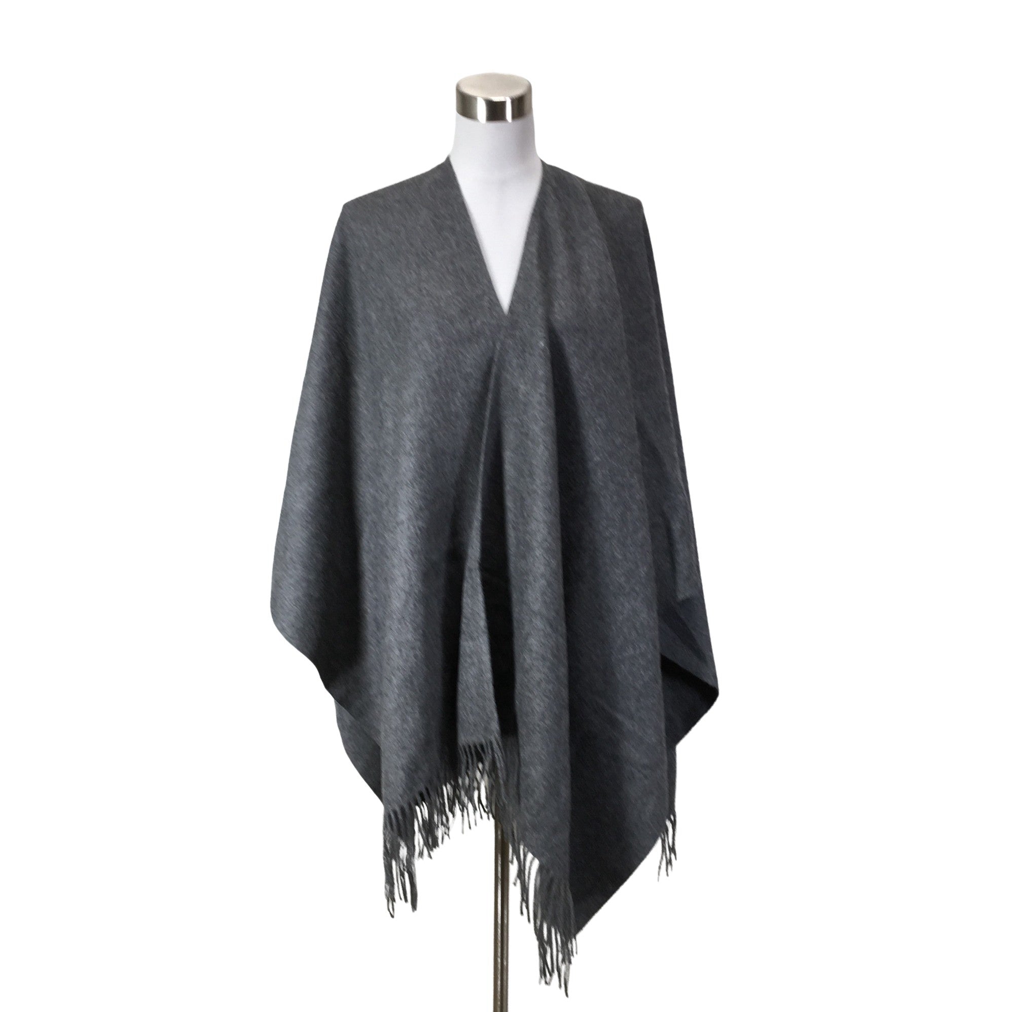 Women's Balmuir Poncho, size 40 (Grey) | Emmy