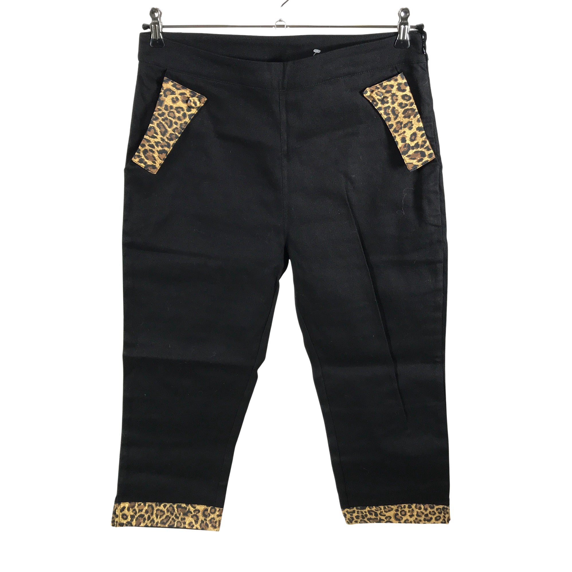 Banned Retro 1950's Grease Vintage Capri Trouser Black