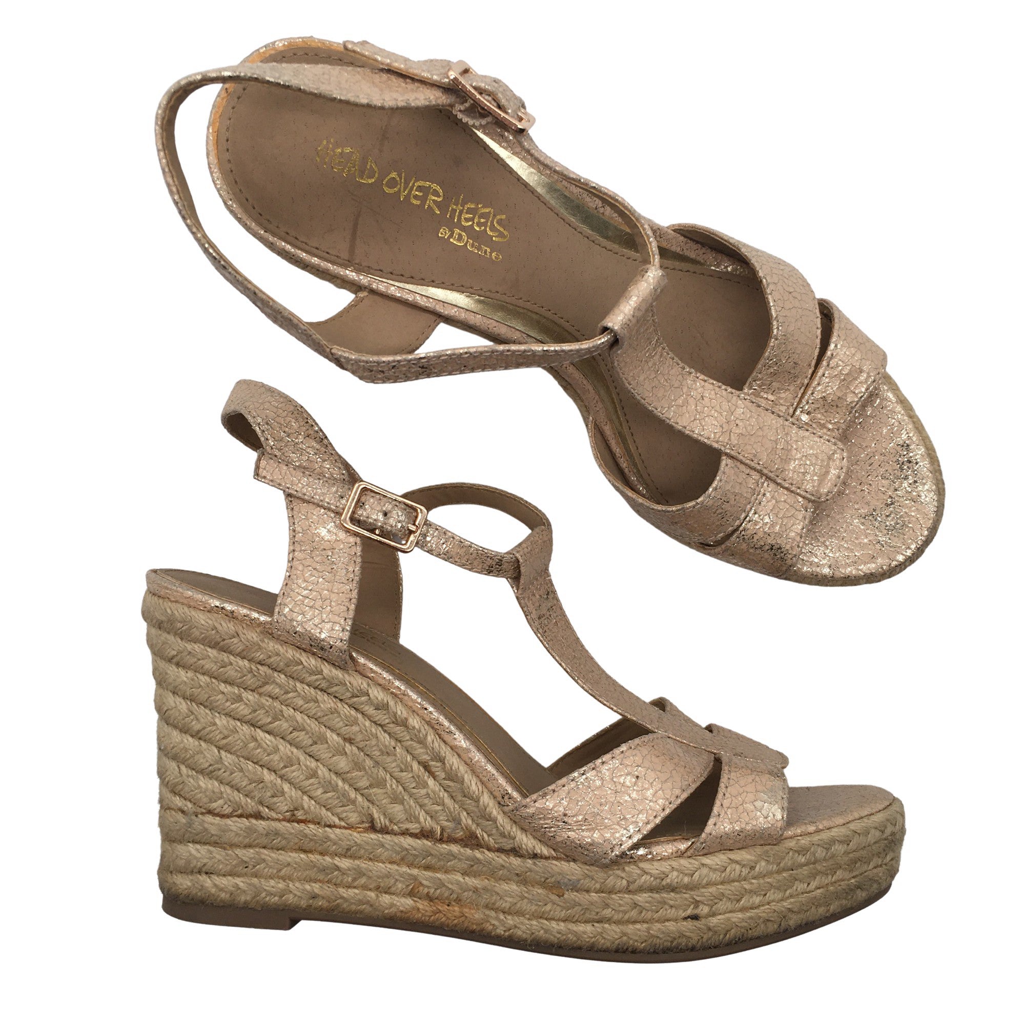 Women's Dune Wedge sandals, size 39 (Light red) | Emmy