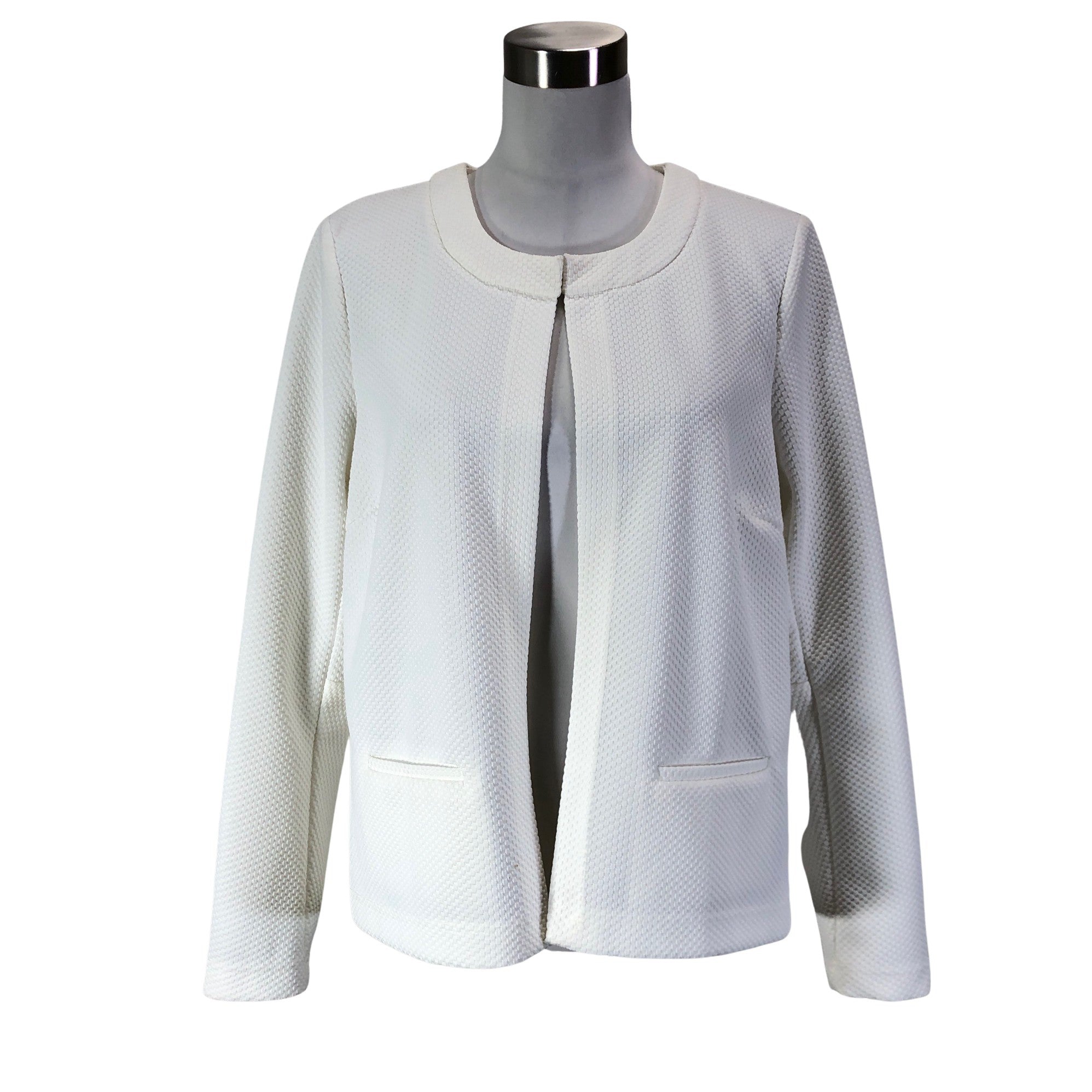 Women's Ilse Jacobsen Sweat jacket, size 40 (Naturaalne valge) | Emmy