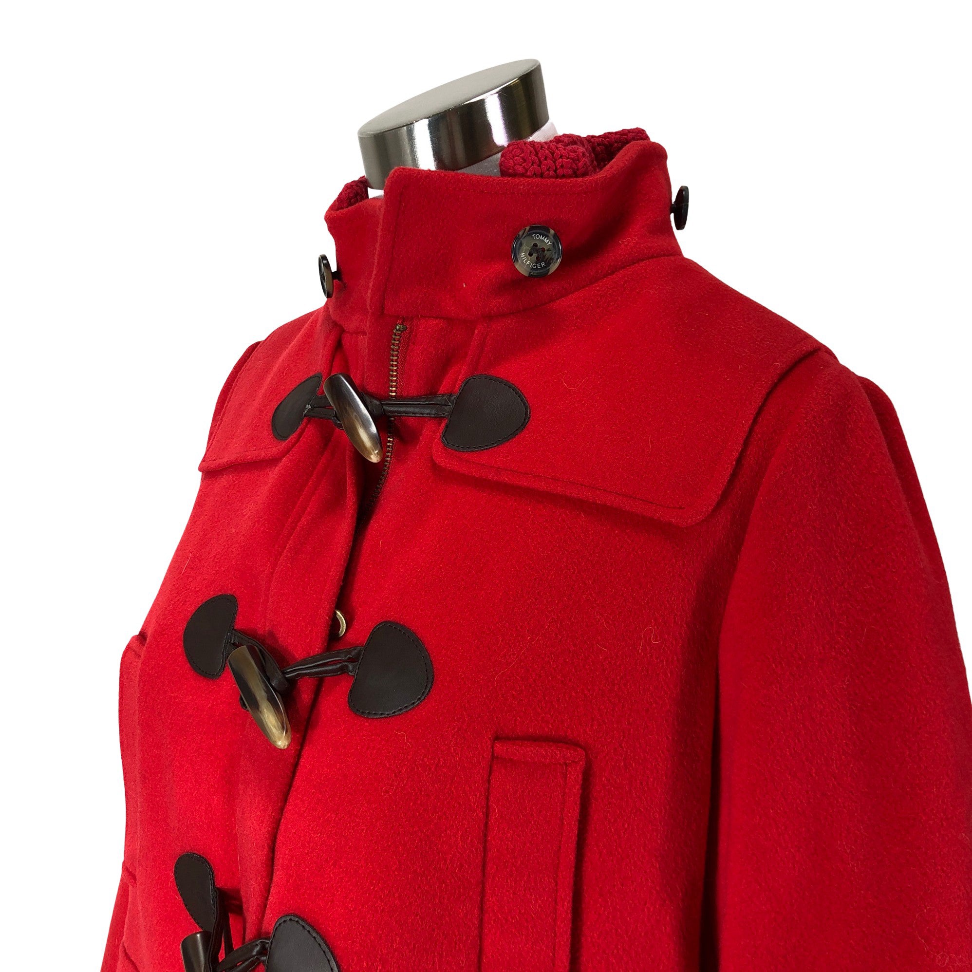Women's Tommy Hilfiger Wool coat, size 40 (Red) | Emmy