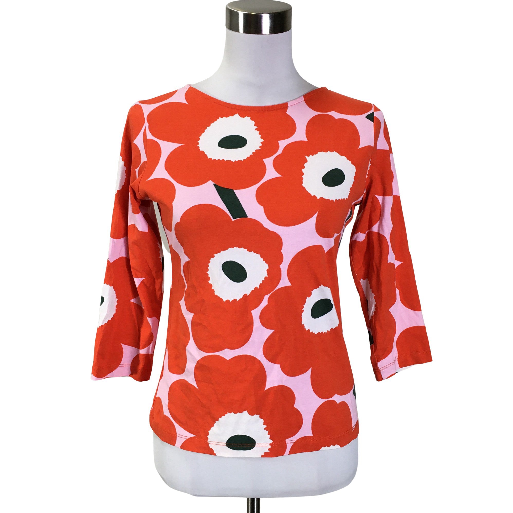 Women's Marimekko Tricot shirt, size 34 (Orange) | Emmy