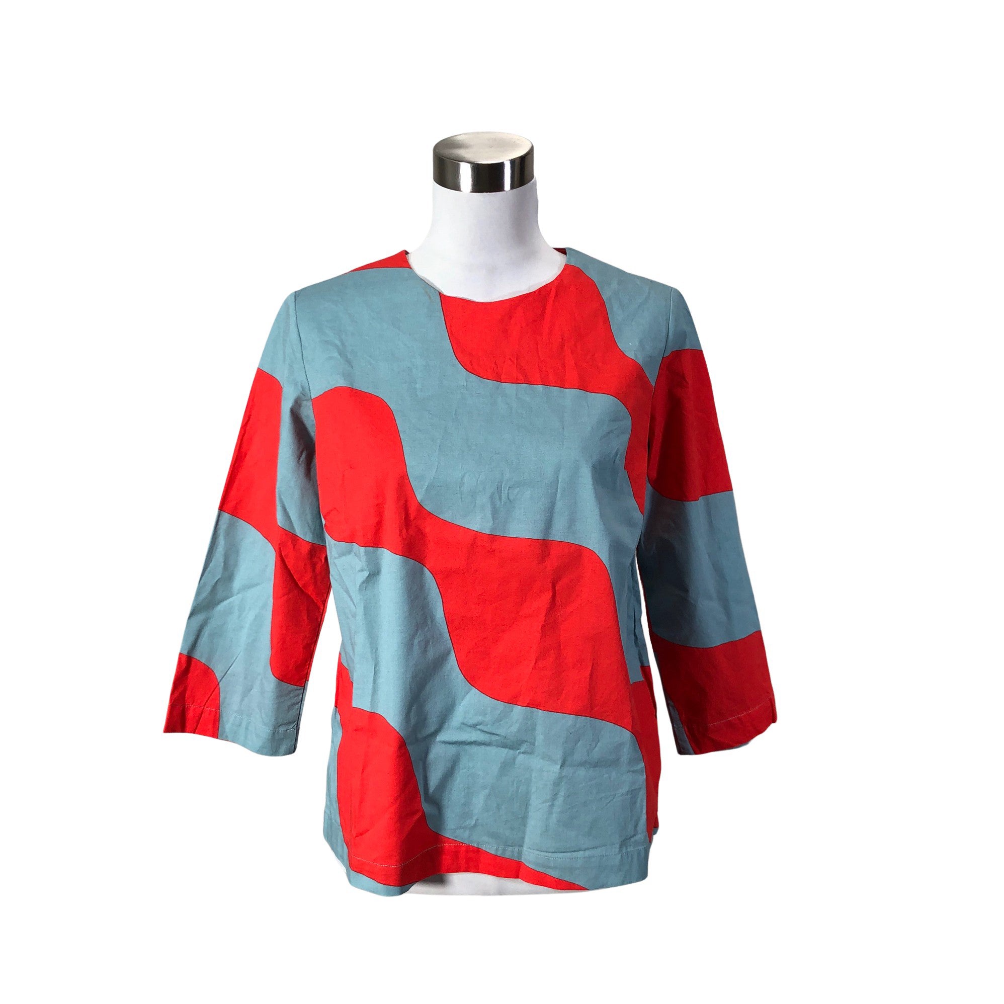 Women's Marimekko Blouse, size 38 (Red) | Emmy