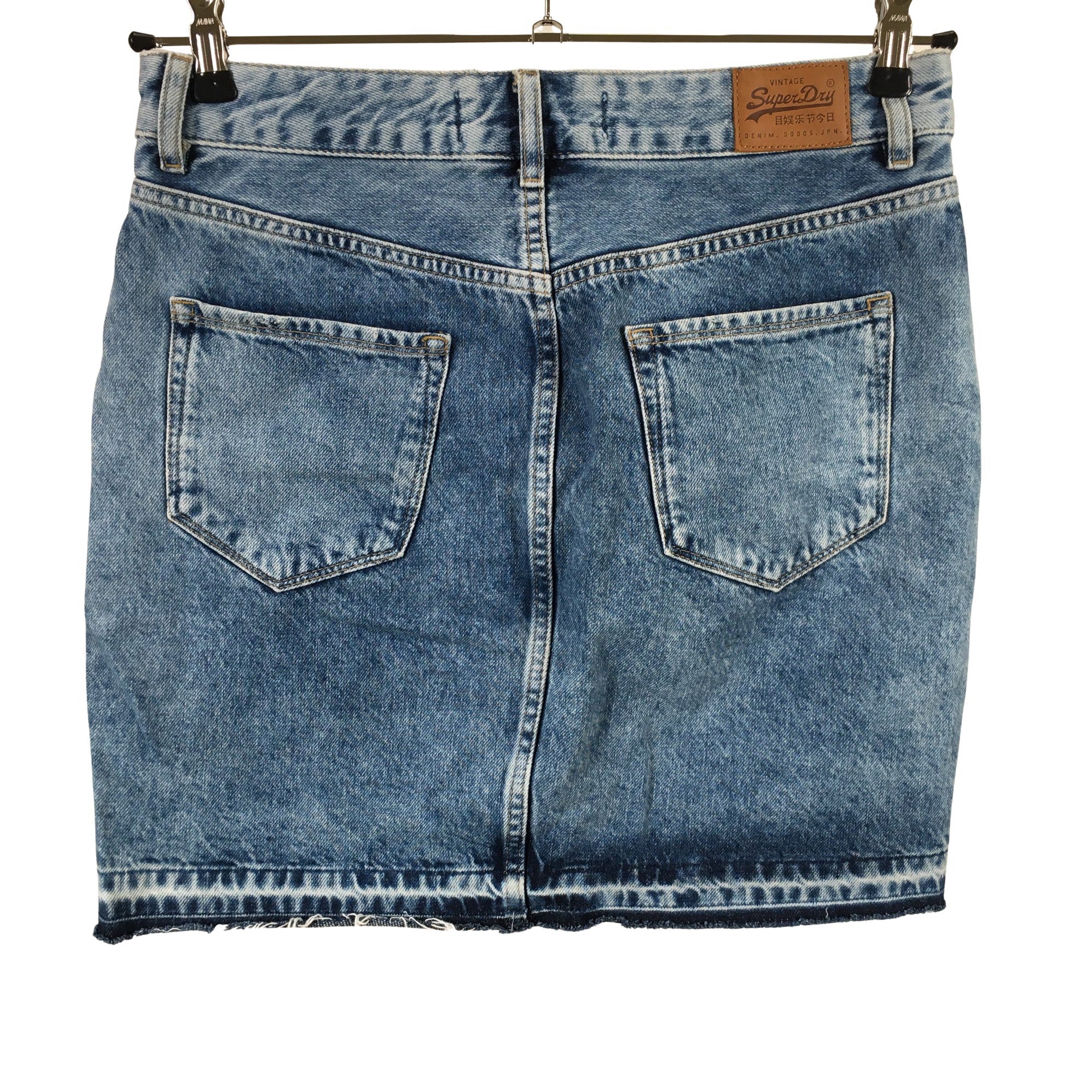 Women's Superdry Denim skirt, size 36 (Blue) | Emmy