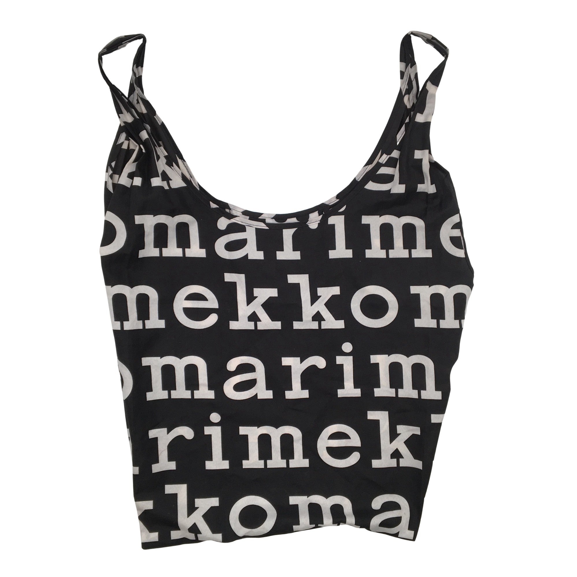 Naisten Marimekko Ostoskassi, koko Midi (Musta) | Emmy