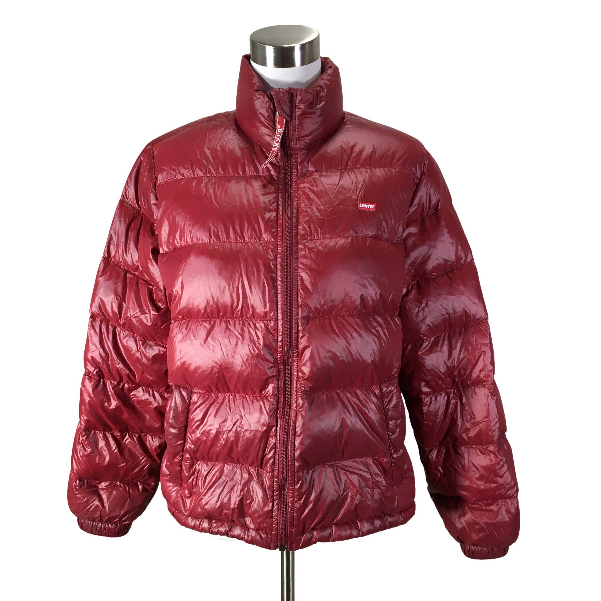 Women's Levi's Light down jacket, size 40 (Burgundy) | Emmy