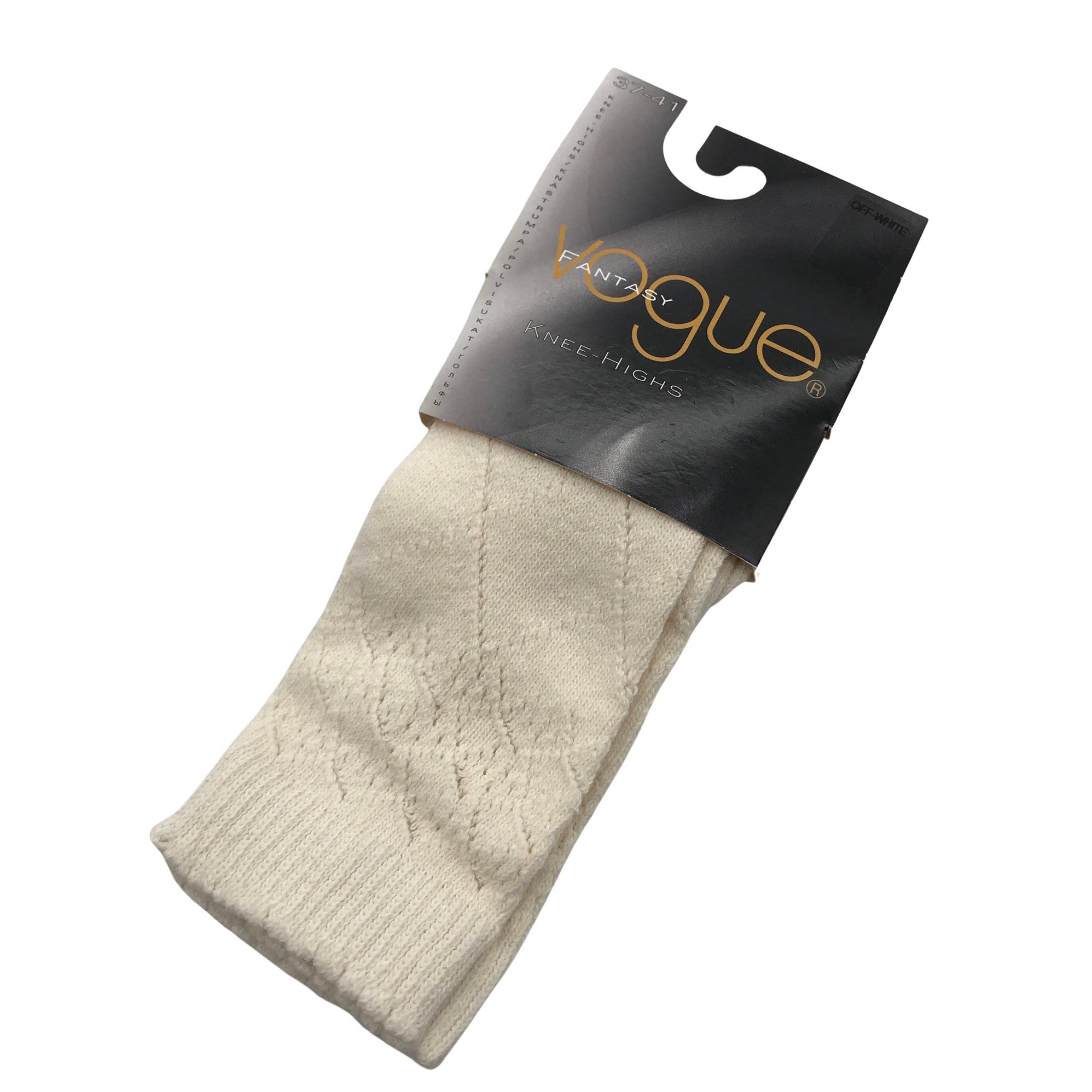 Women's Vogue Socks, size 38 (White)