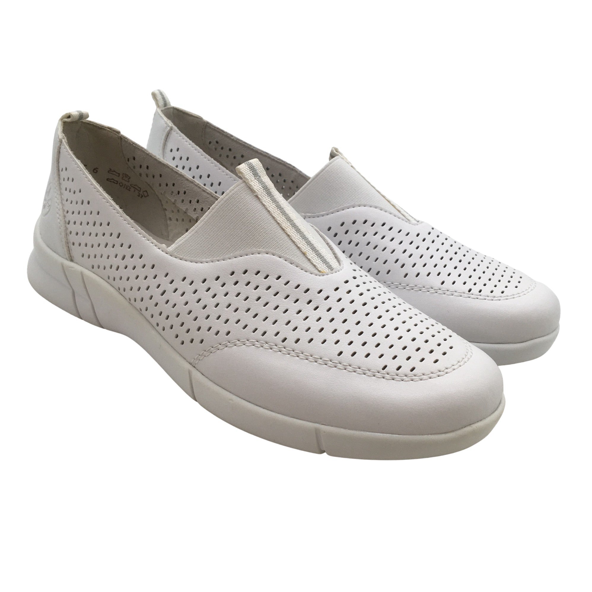 Women's Rieker Loafers, size 39 (White) | Emmy