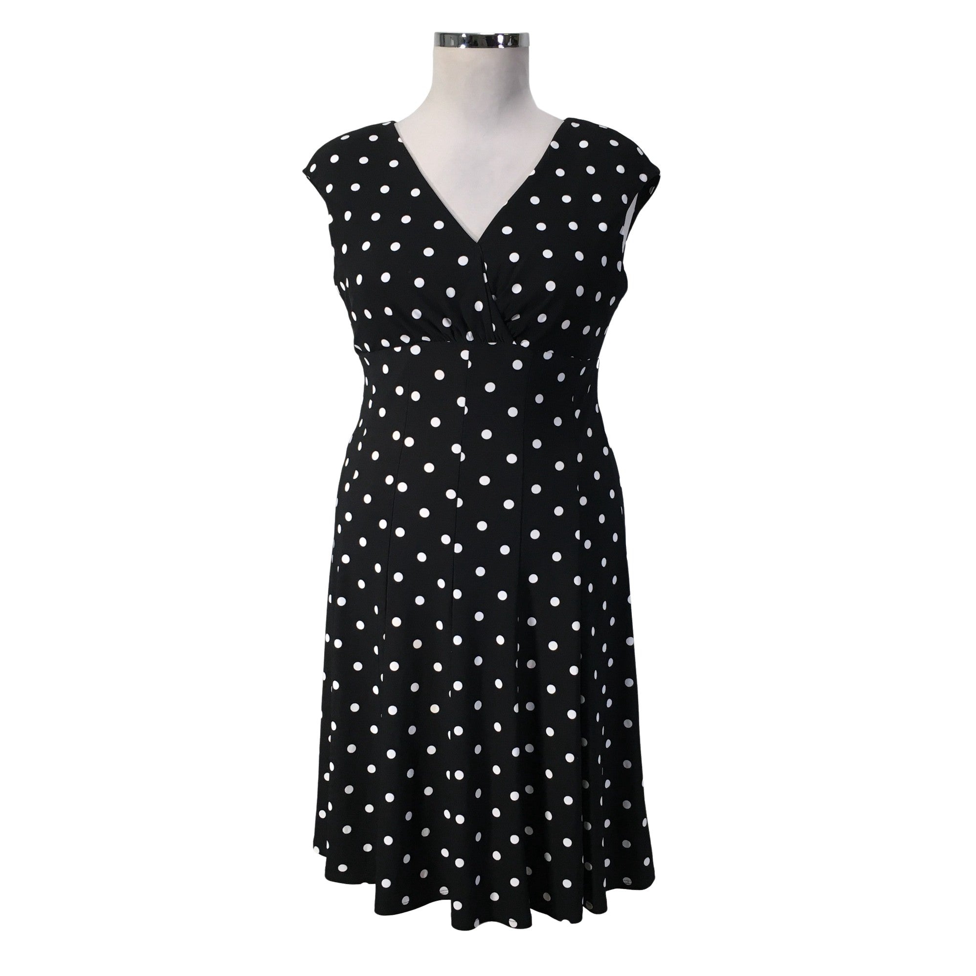 Women's Ralph Lauren Tricot dress, size 42 (Black) | Emmy