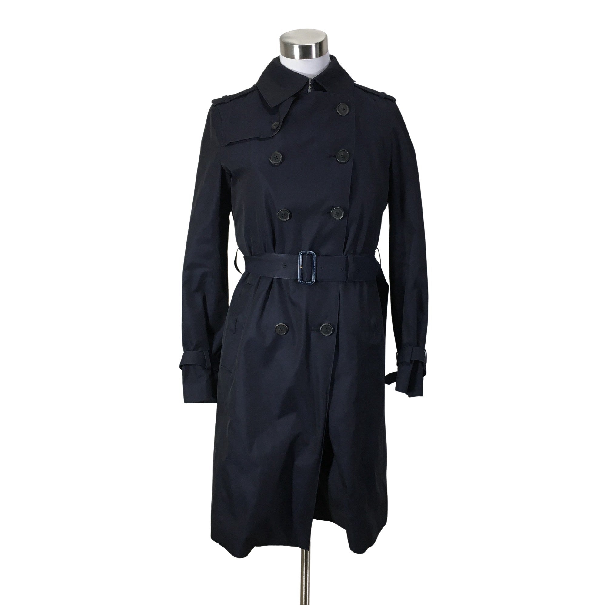 Women's Brooks Brothers Trench coat, size 38 (Blue) | Emmy