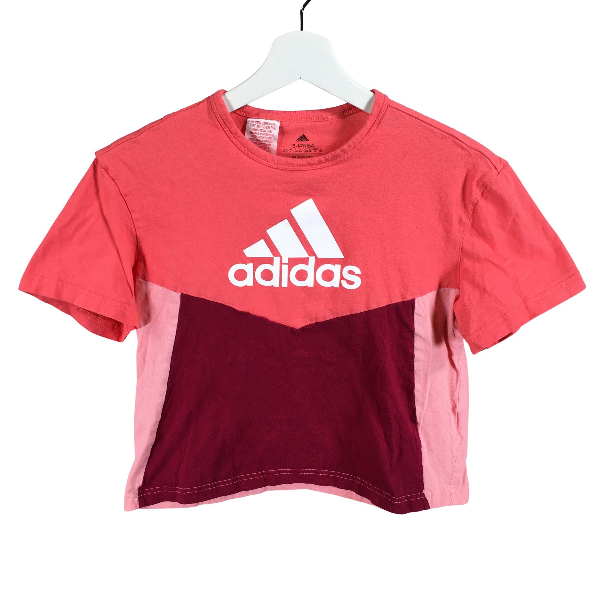 negeren open haard Meer dan wat dan ook Girls' Adidas T-shirt, size 158 - 164 (Red) | Emmy