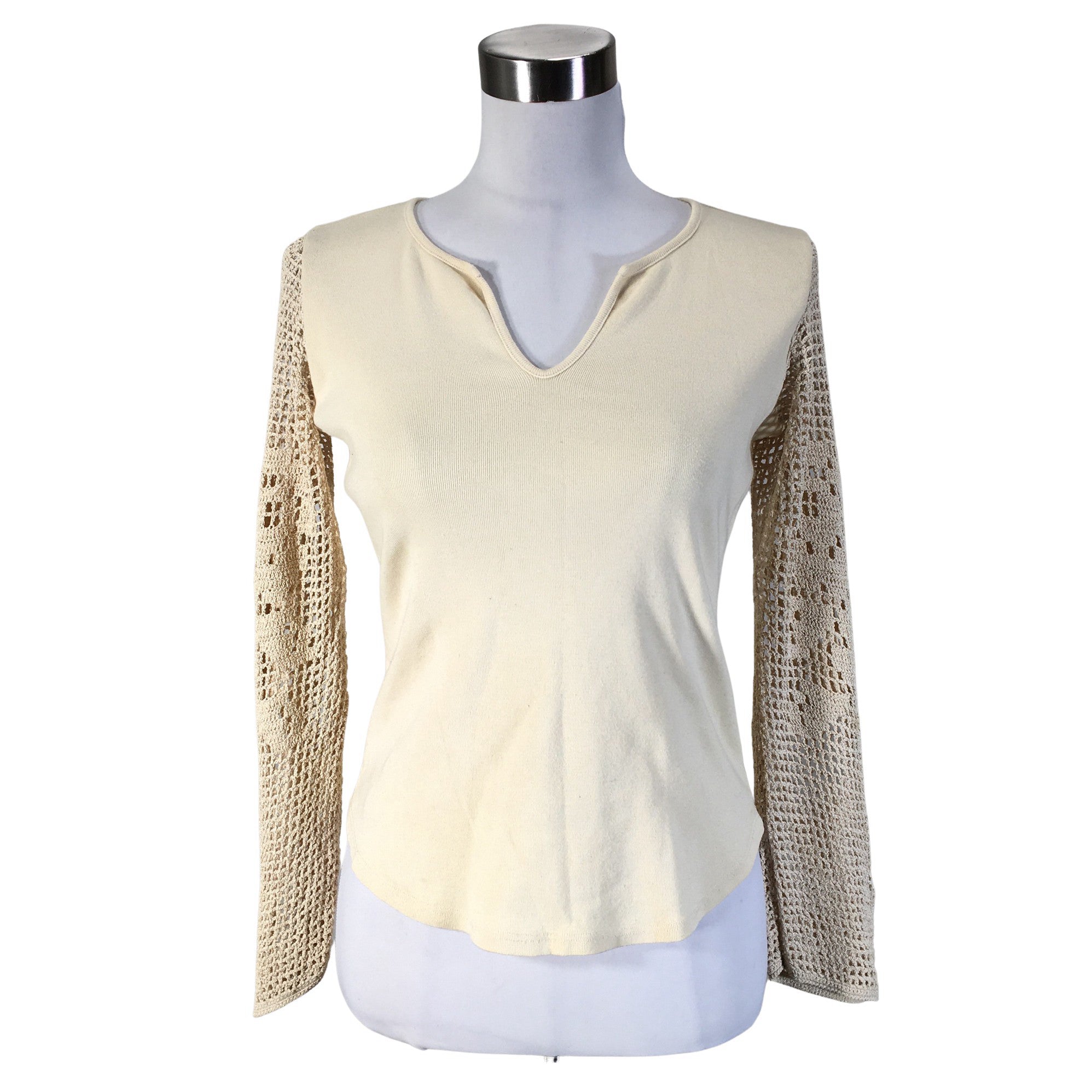 Women's Principles Tricot shirt, size 40 (Beige) | Emmy