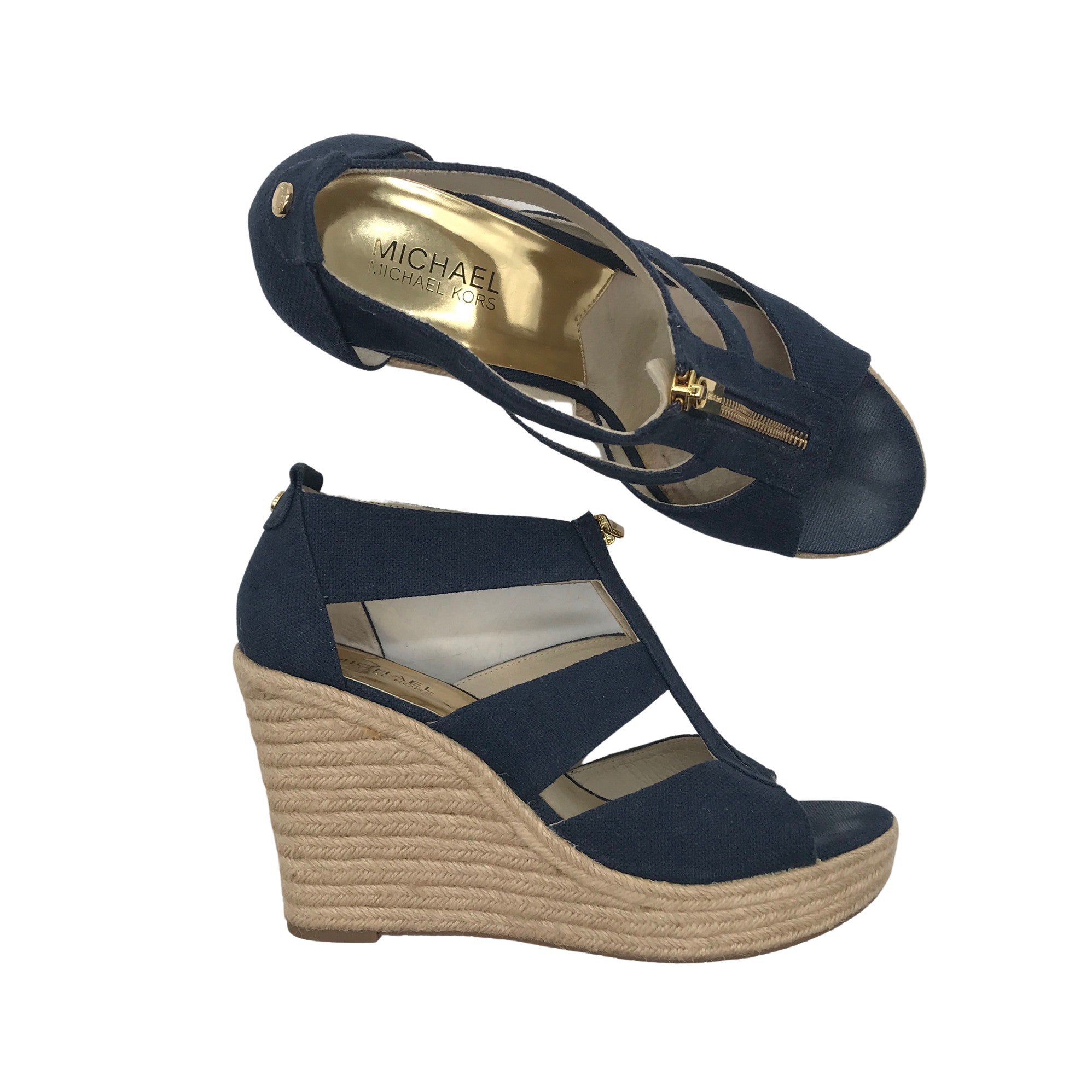 Women's Michael Kors Wedge sandals, size 40 (Blue) | Emmy