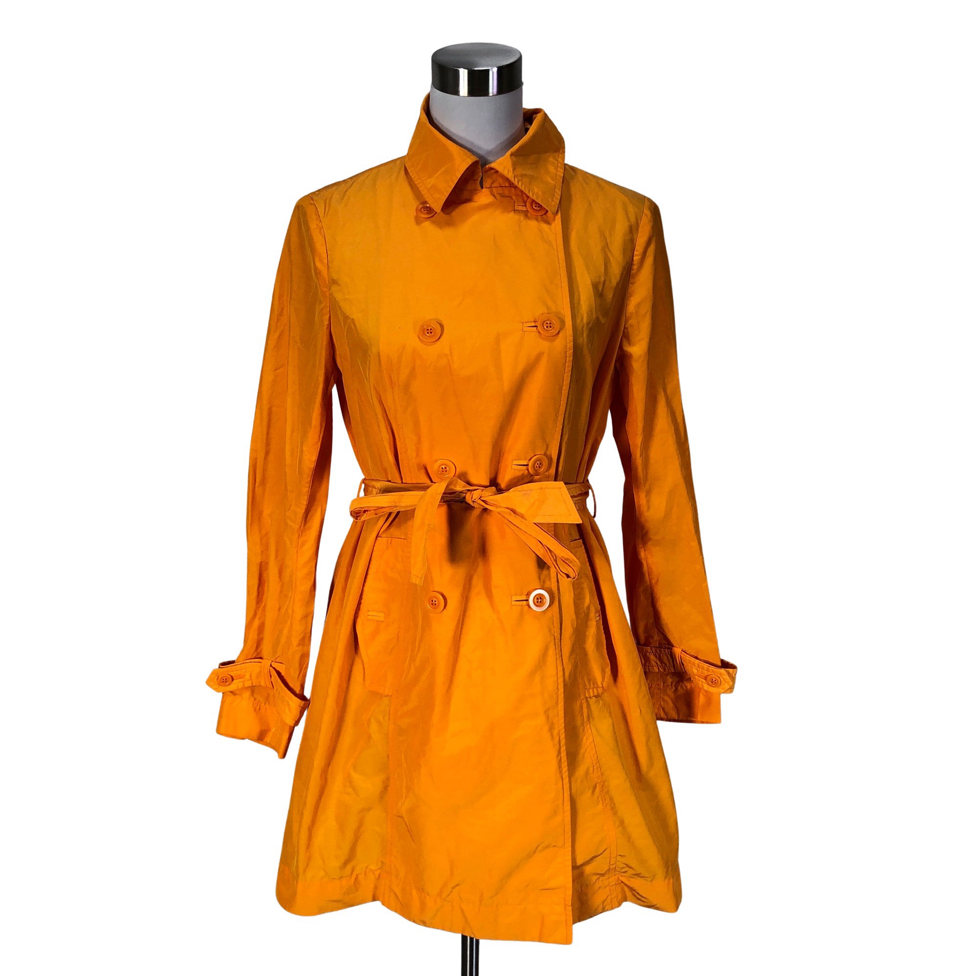 Women's Tara Jarmon Trench coat, size 40 (Orange) | Emmy