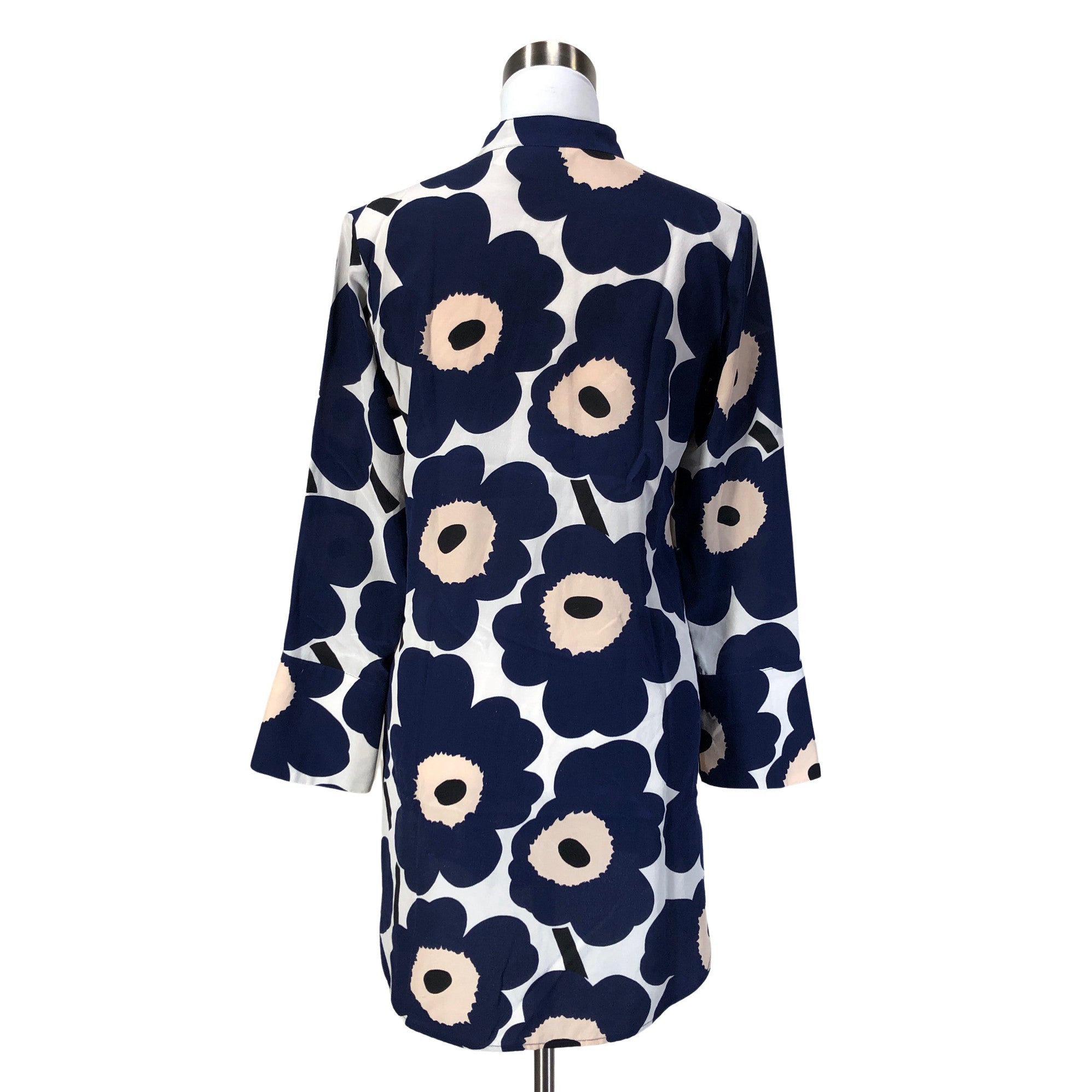 Women's Marimekko Schiffon tunic, size 34 (Blue) | Emmy