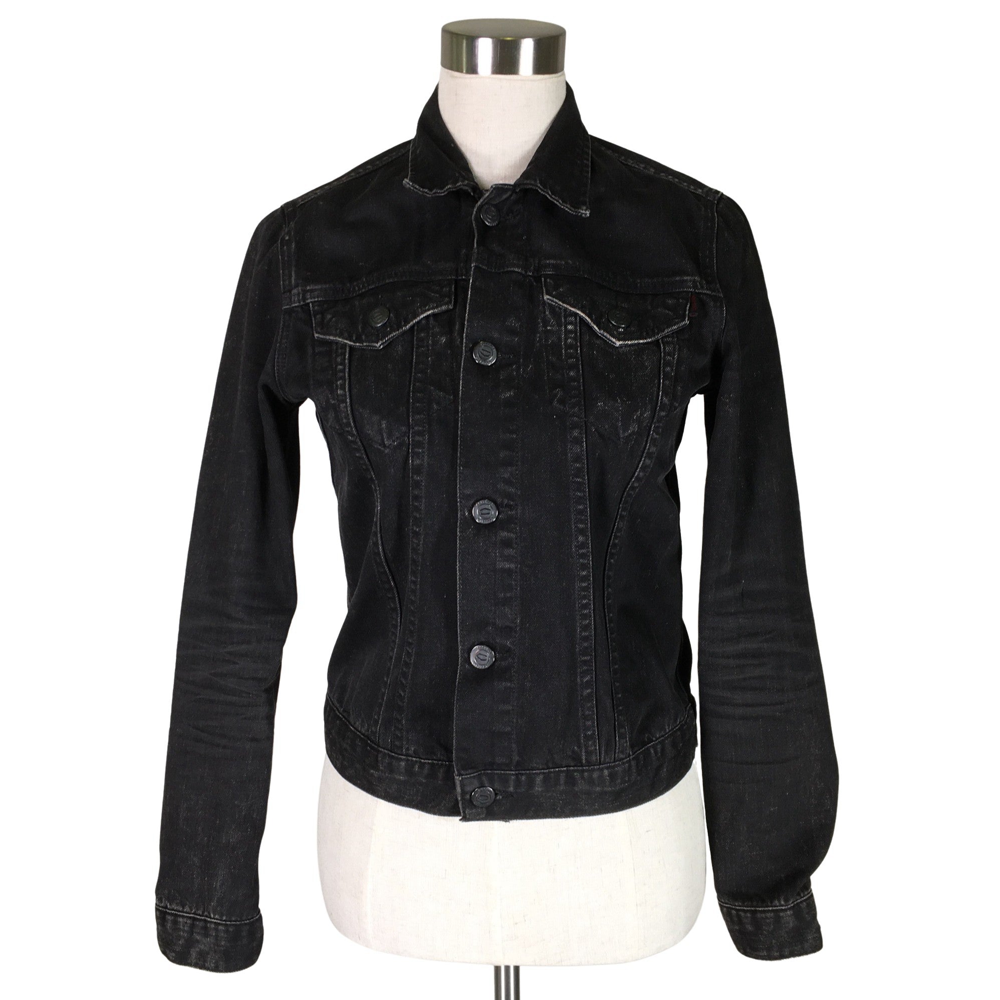 Women's Crocker Denim jacket, size 36 (Black) | Emmy