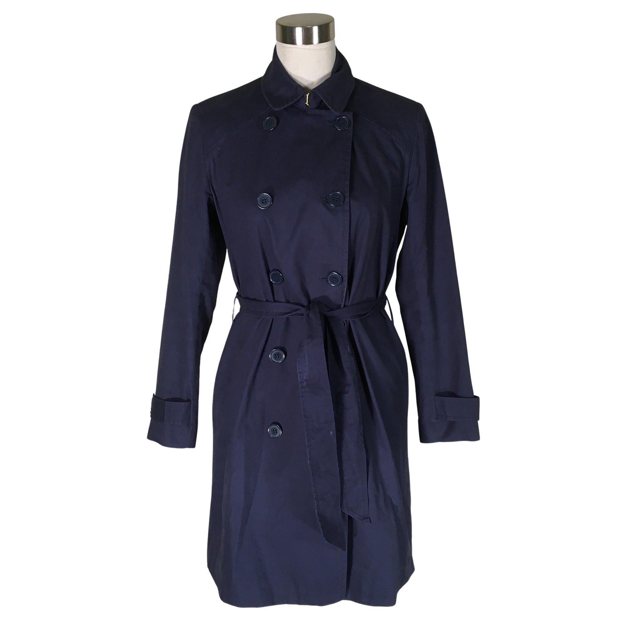 Women's Galeries Lafayette Trench coat, size 36 (Blue) | Emmy