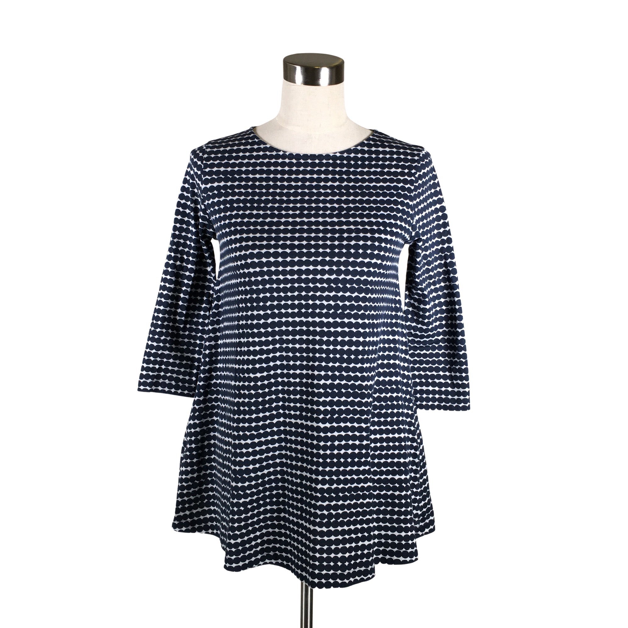 Women's Marimekko Tricot tunic, size 32 (Blue) | Emmy