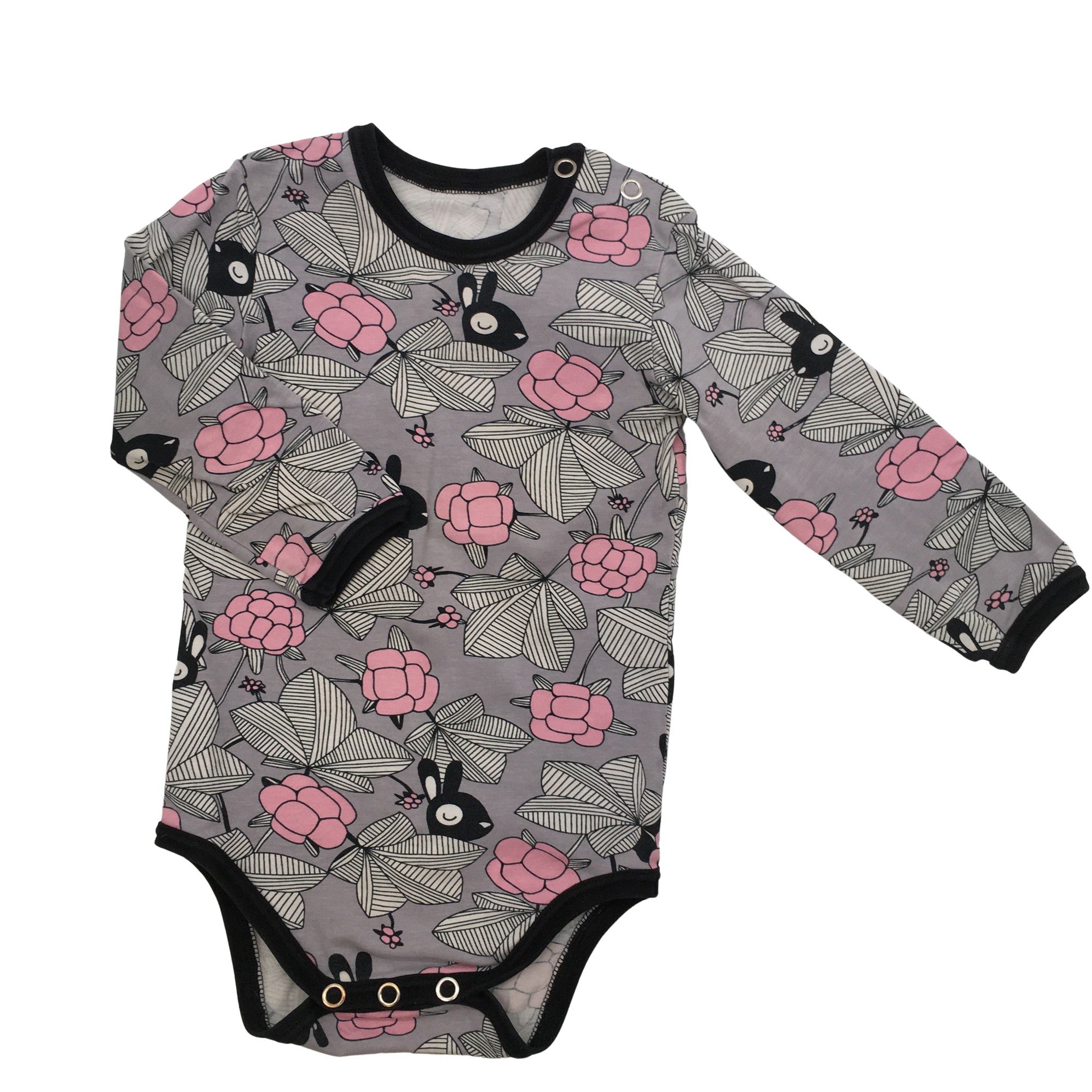 Girls' Handmade Body, size 80 - 86 (Grey) | Emmy