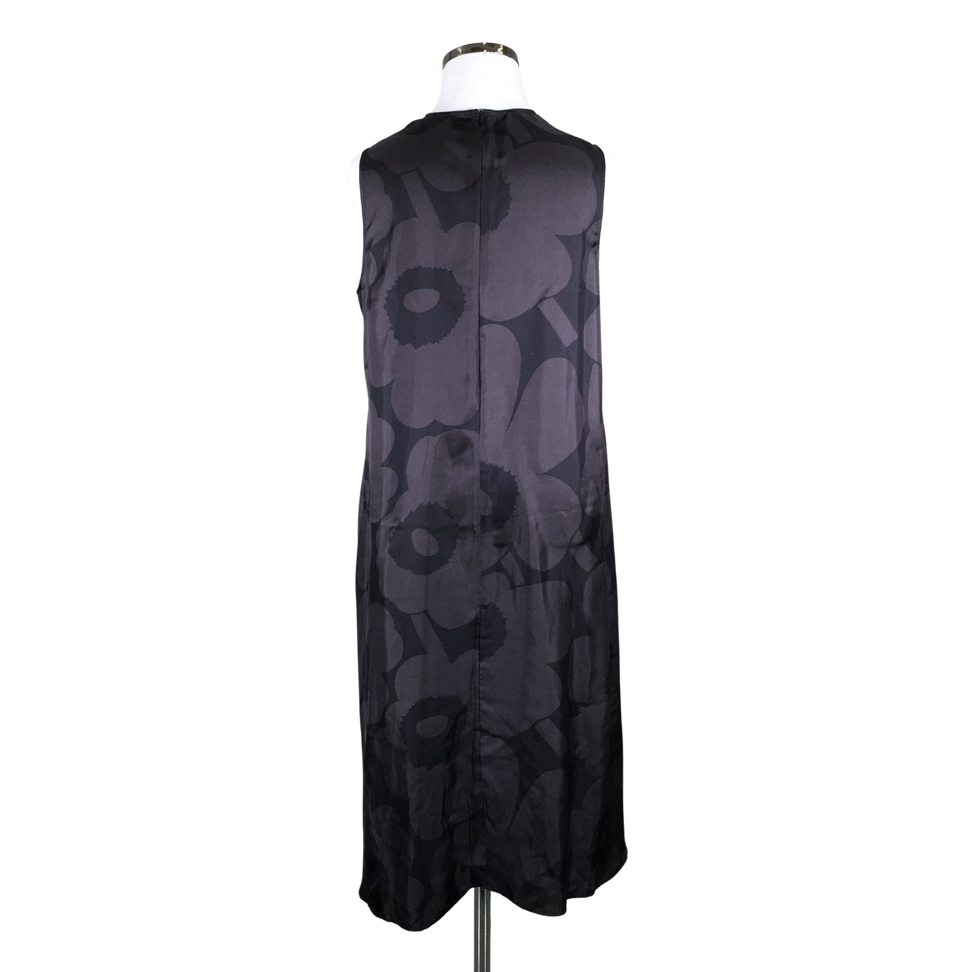 Women's Marimekko Schiffon dress, size 44 (Black) | Emmy