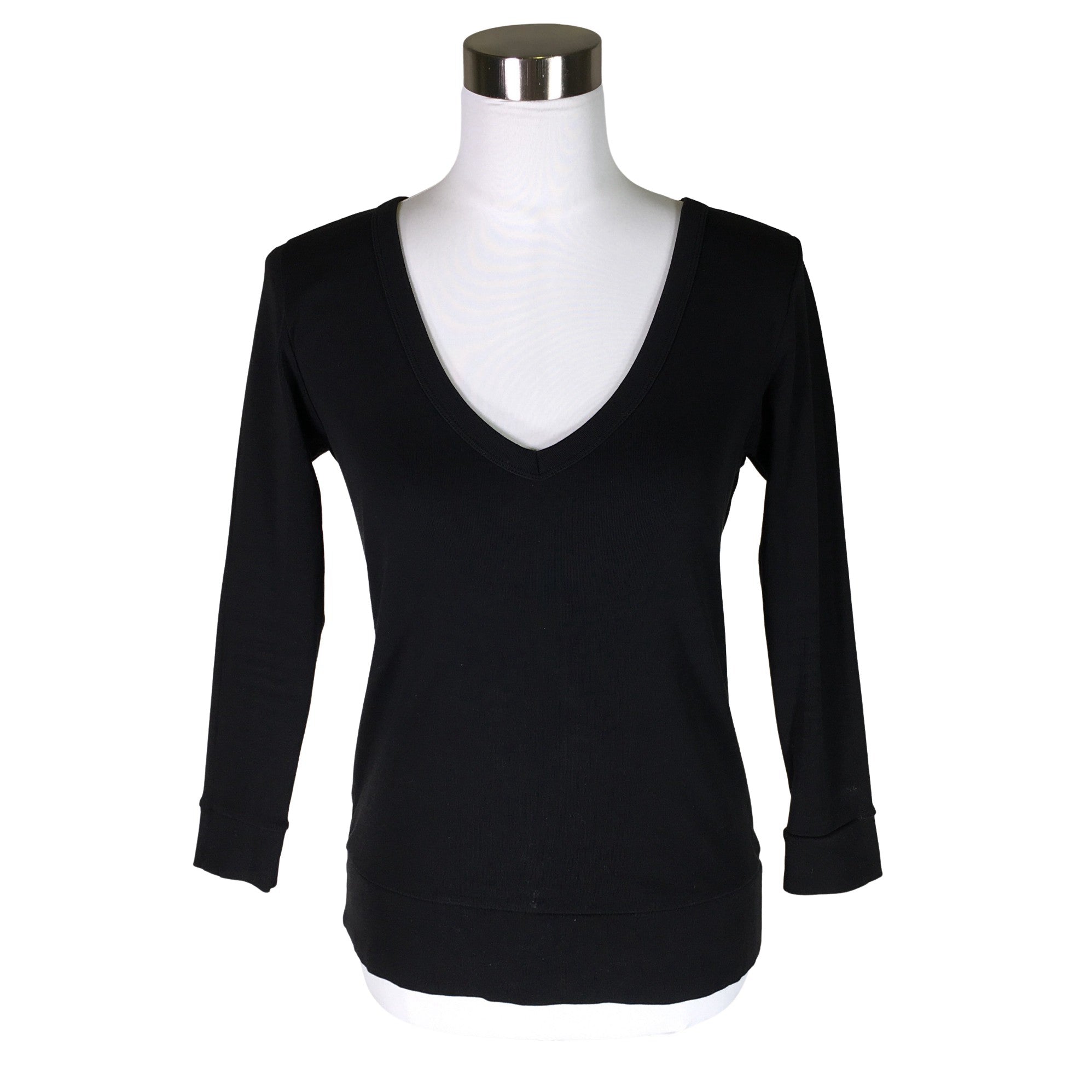 Women's Filippa K. Tricot shirt, size 40 (Black) | Emmy